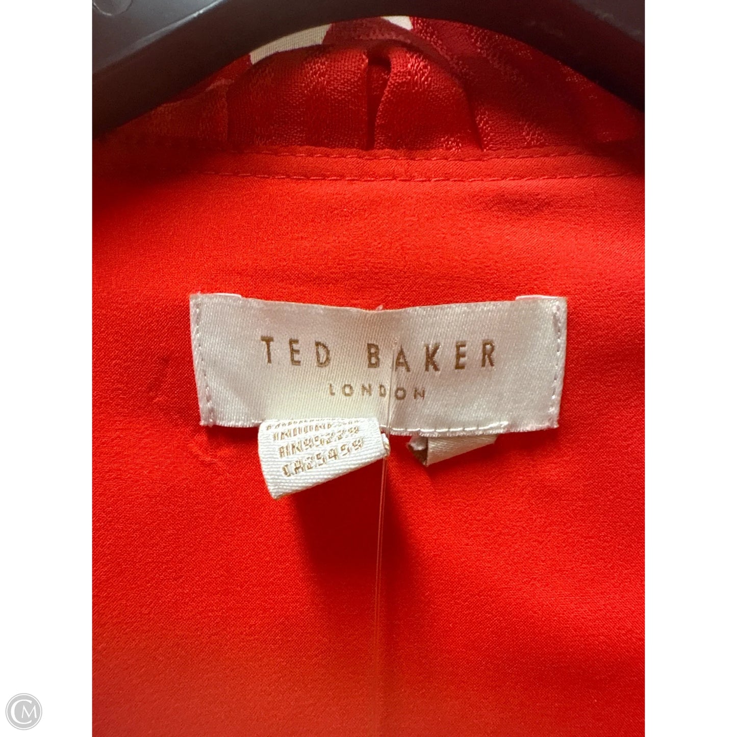 Top Long Sleeve By Ted Baker In Red, Size: 2