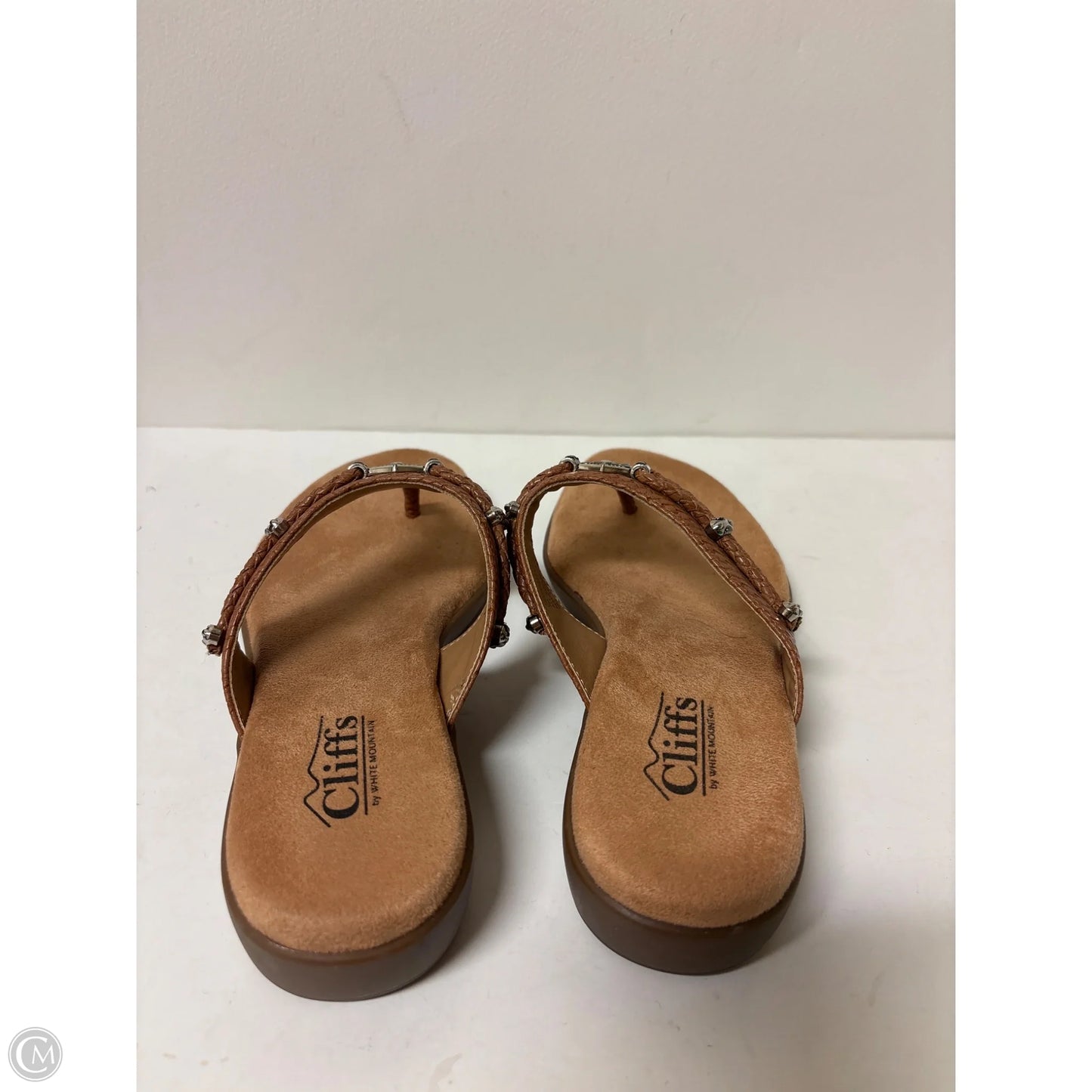 Sandals Flats By White Mountain In Brown, Size: 7