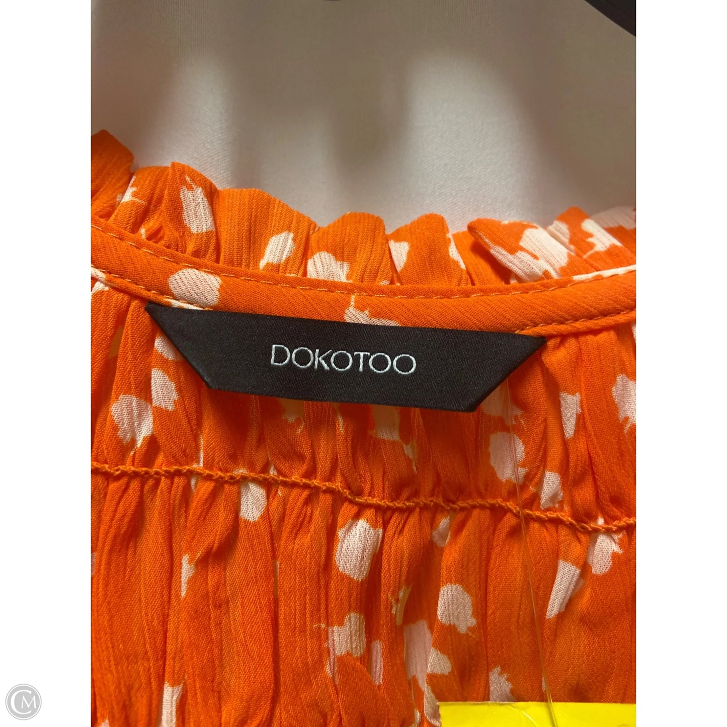 Top Sleeveless By Dokotoo In Orange, Size: Xl