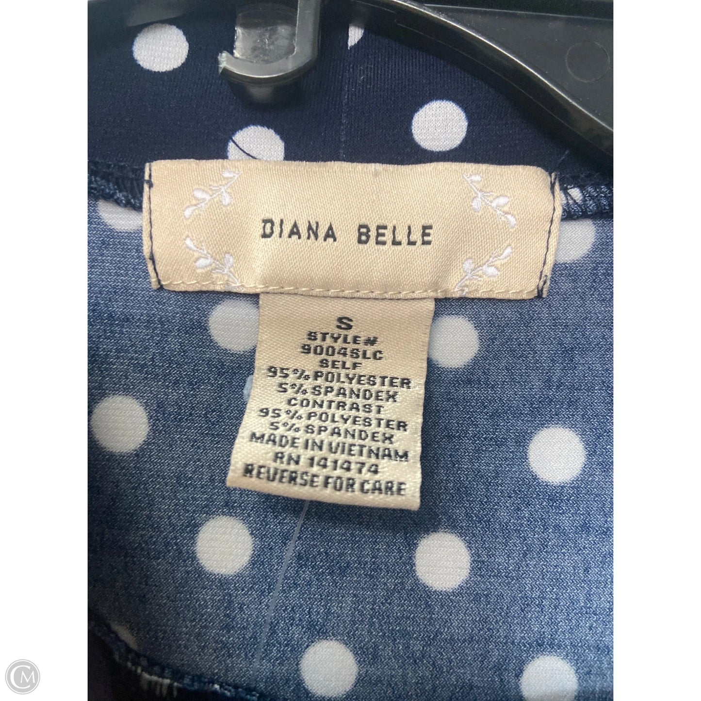 Top Sleeveless By Clothes Mentor In Navy, Size: S