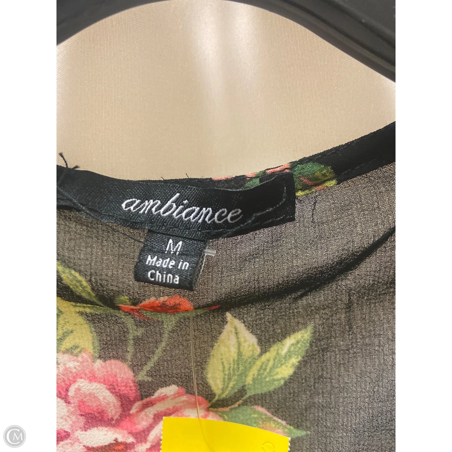 Swimwear Cover-up By Ambiance Apparel In Black, Size: M