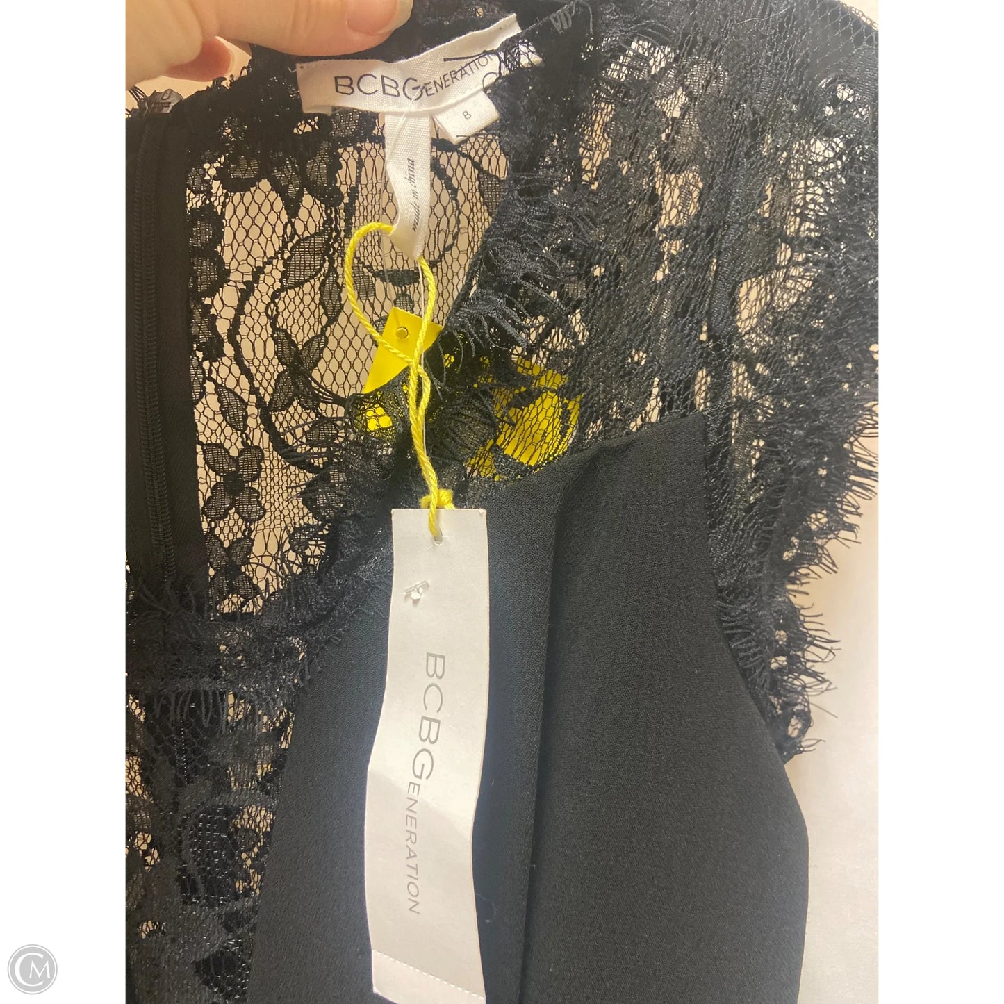 Dress Casual Midi By Bcbg In Black, Size: M