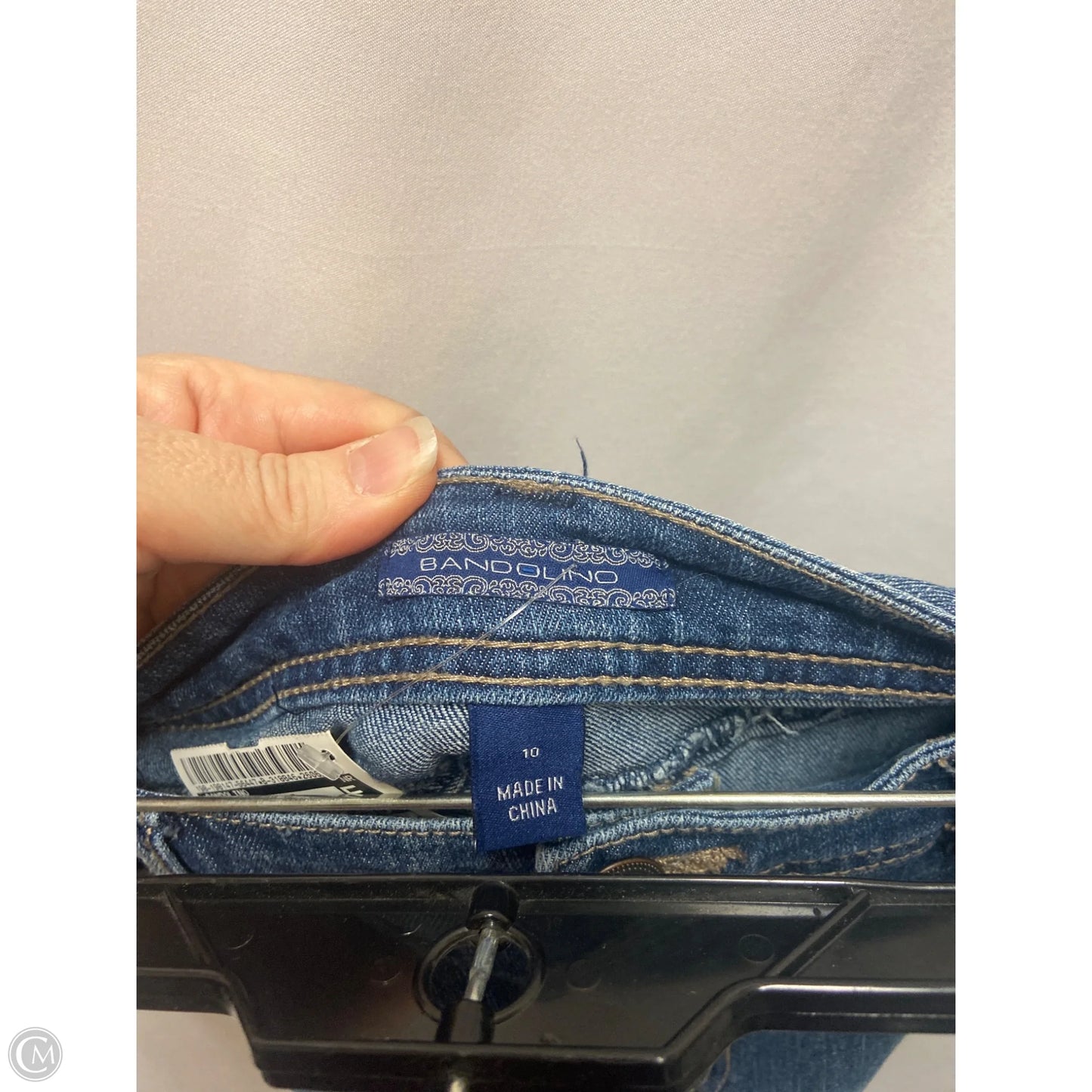 Skirt Mini & Short By Bandolino In Blue Denim, Size: 10