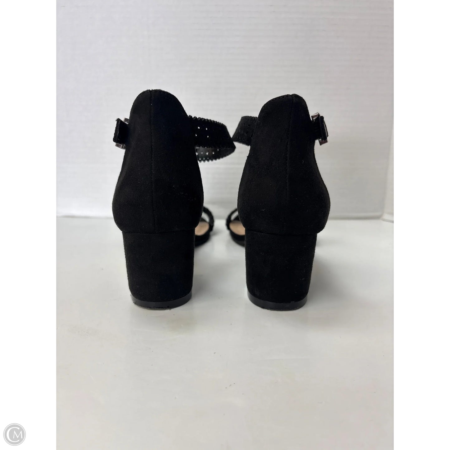 Shoes Heels Block By Clothes Mentor In Black, Size: 7.5
