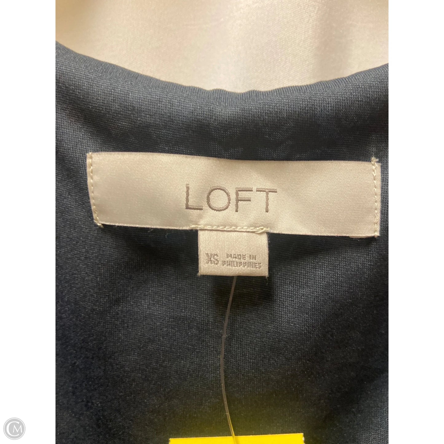 Dress Casual Midi By Loft In Blue, Size: Xs