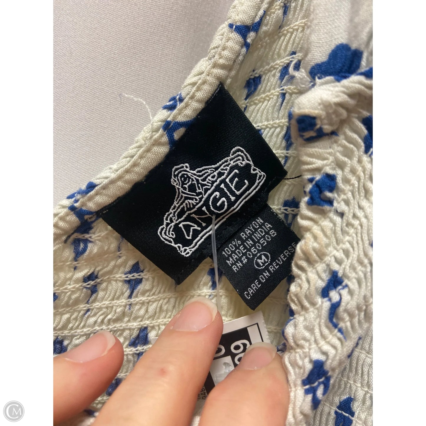 Dress Casual Maxi By Angie In Cream, Size: M