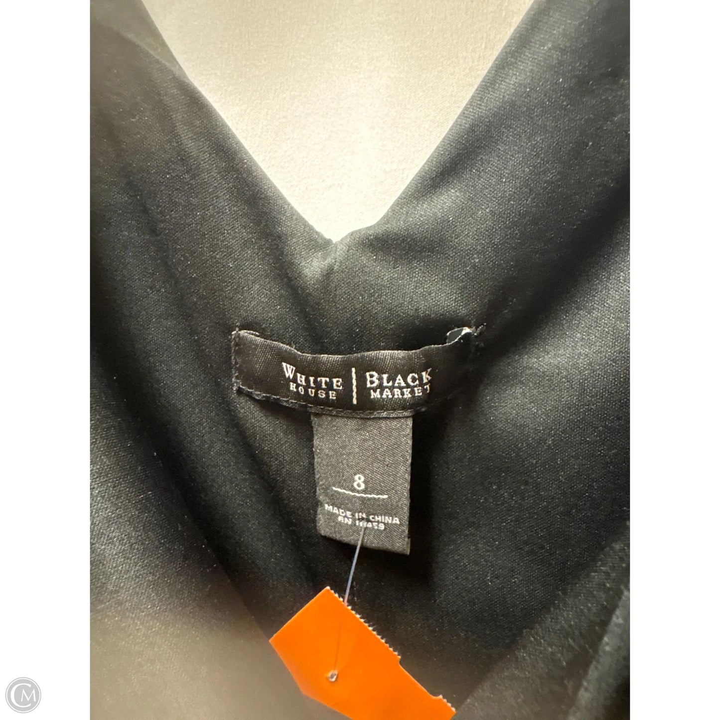 Dress Casual Midi By White House Black Market In Black, Size: M