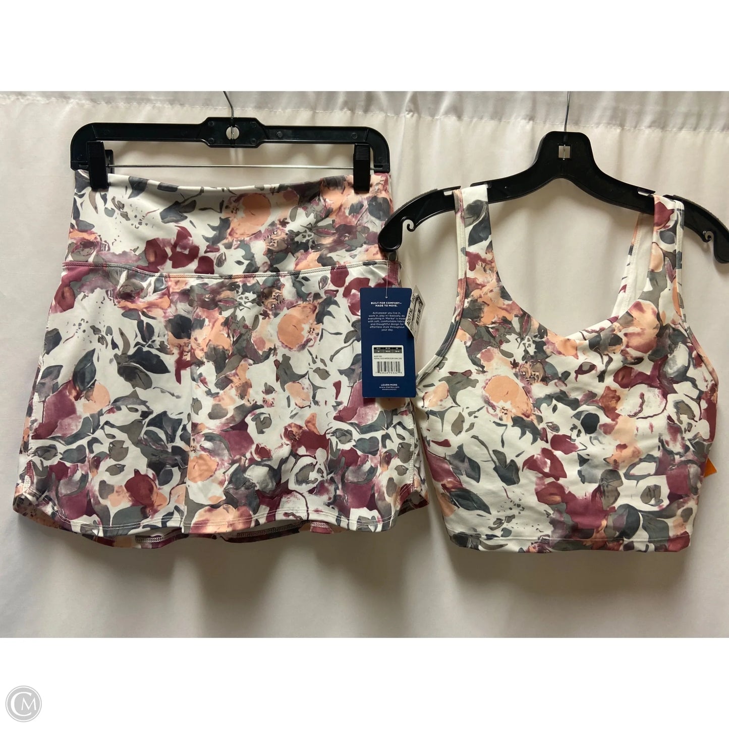 Athletic Shorts 2pc By Marika In Pink, Size: M