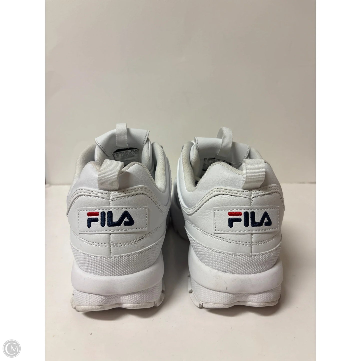 Shoes Athletic By Fila In White, Size: 11