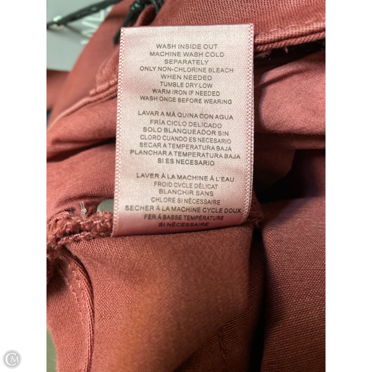 Jeans Straight By Clothes Mentor In Maroon, Size: 16