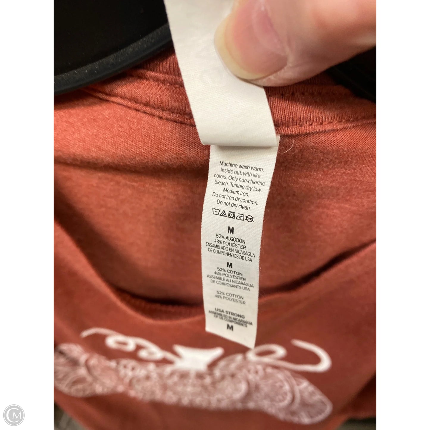 Top Short Sleeve By Canvasback In Orange, Size: M