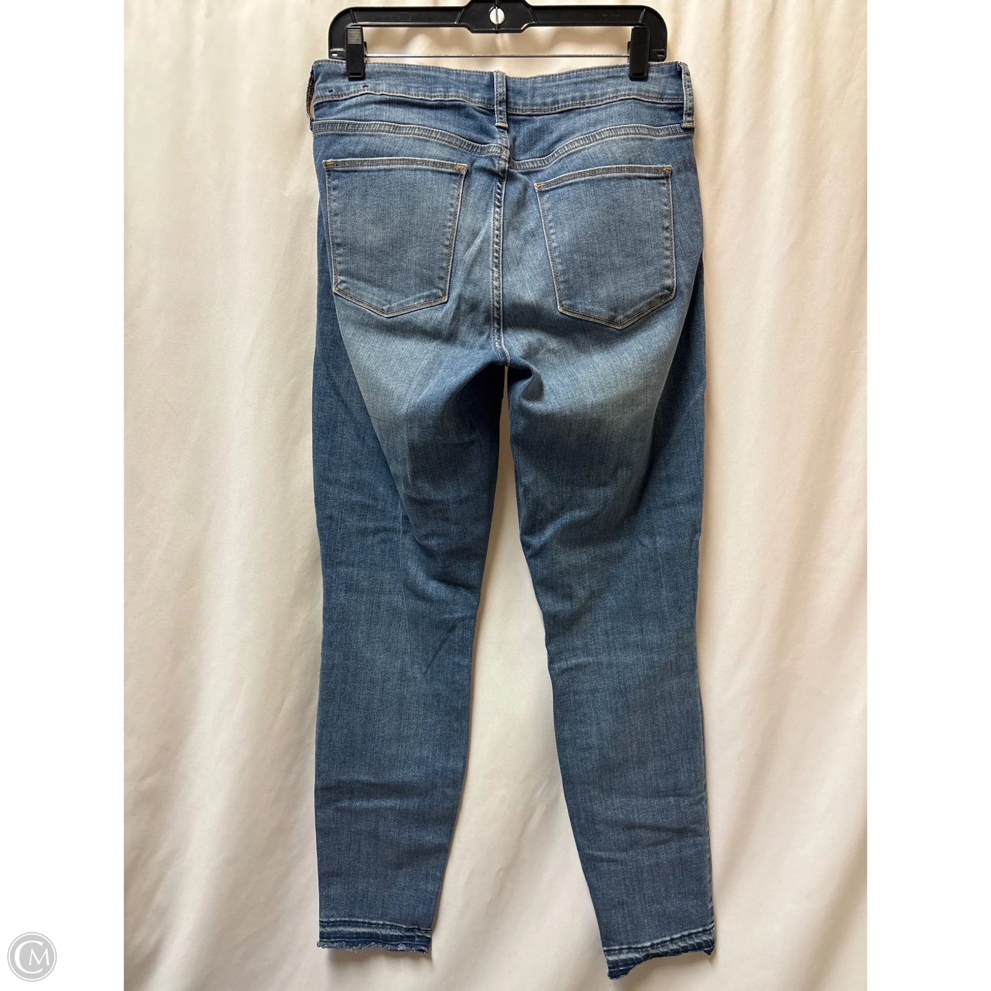 Jeans Straight By Gap In Blue Denim, Size: 10