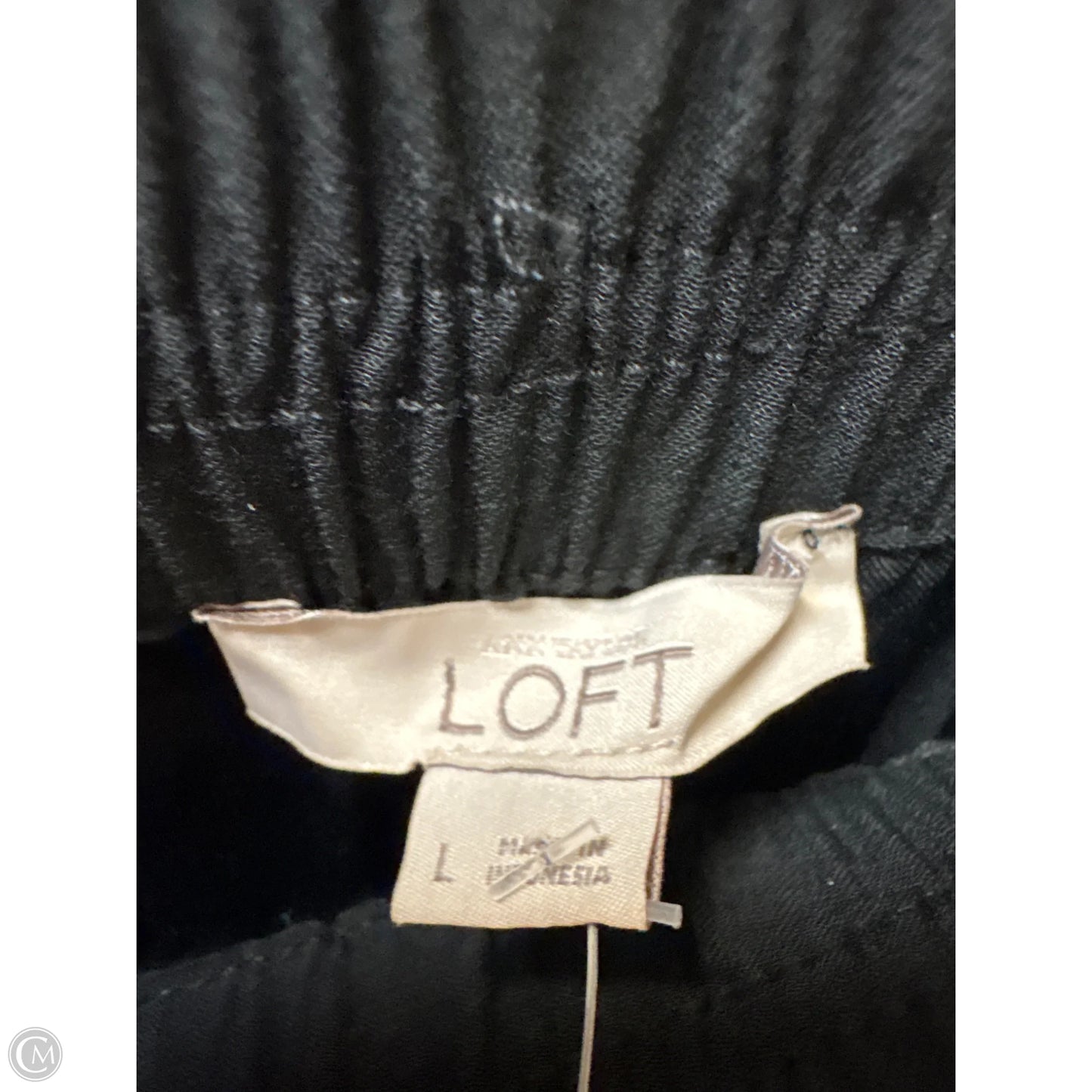 Skirt Midi By Loft In Black, Size: L