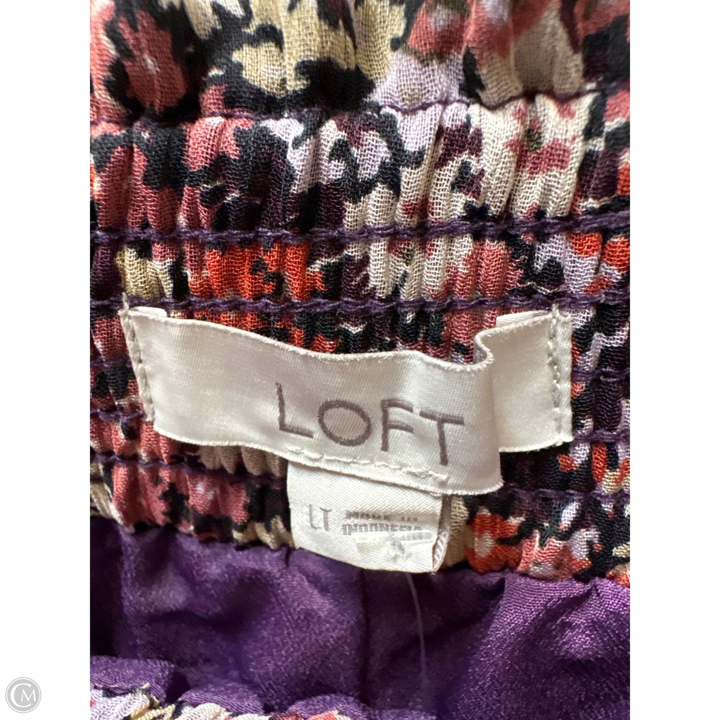 Skirt Maxi By Loft In Purple, Size: L
