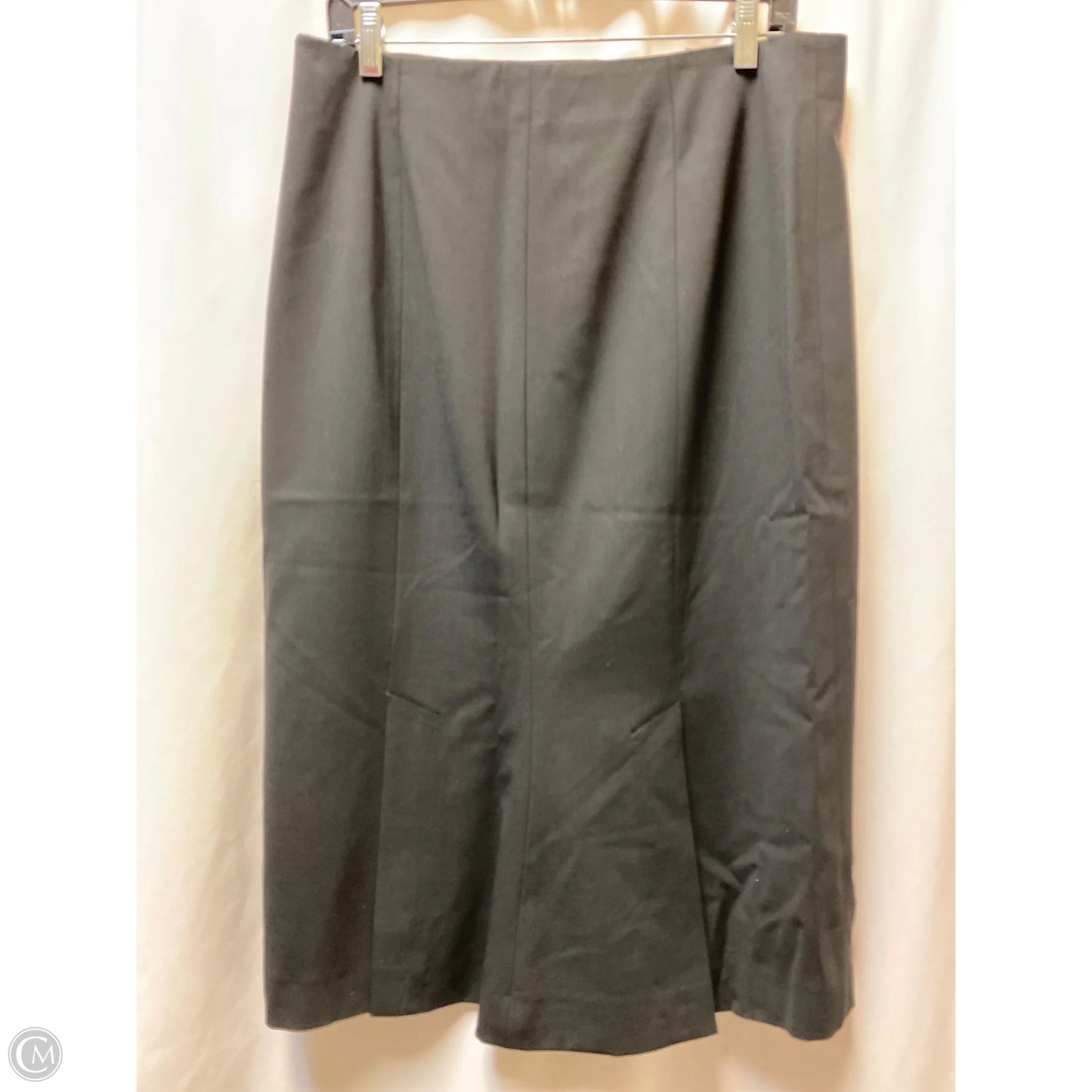 Skirt Maxi By Banana Republic In Black, Size: 14