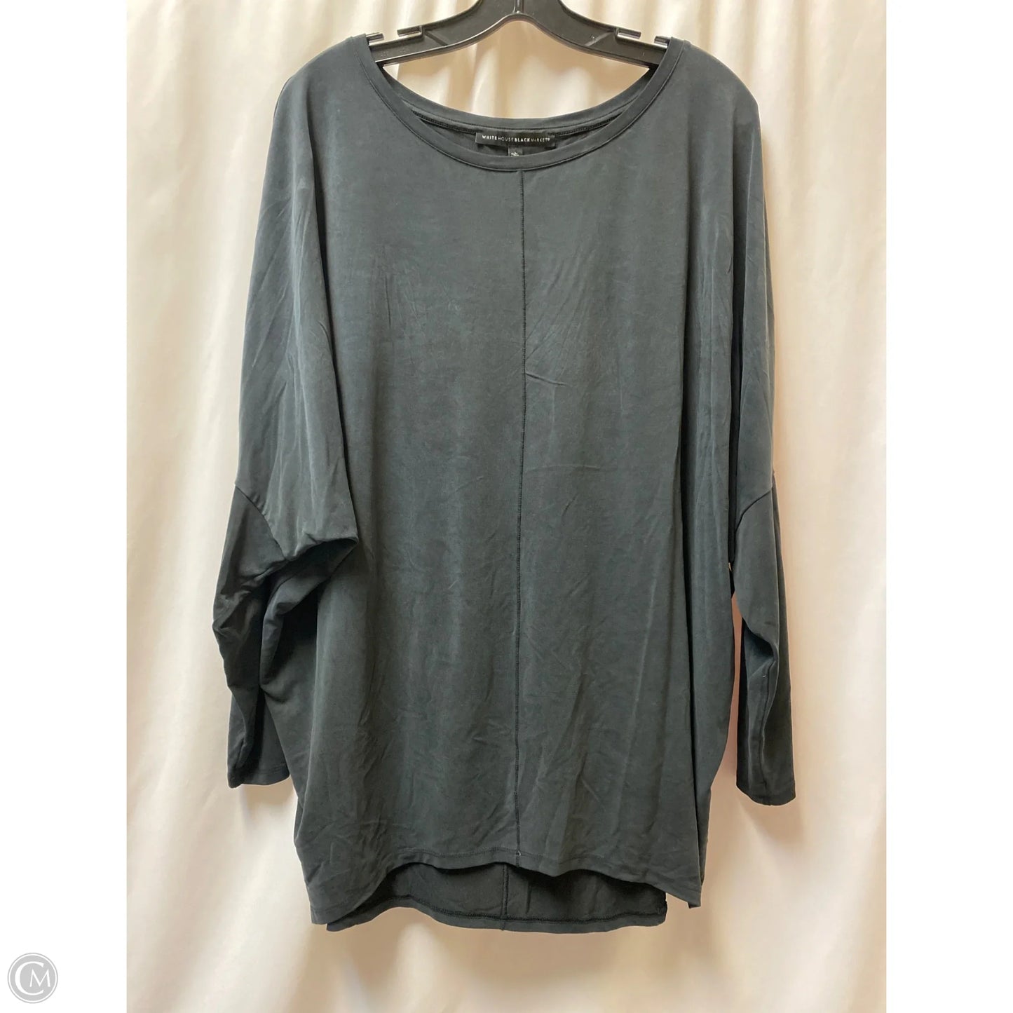 Top Long Sleeve By White House Black Market In Black, Size: L