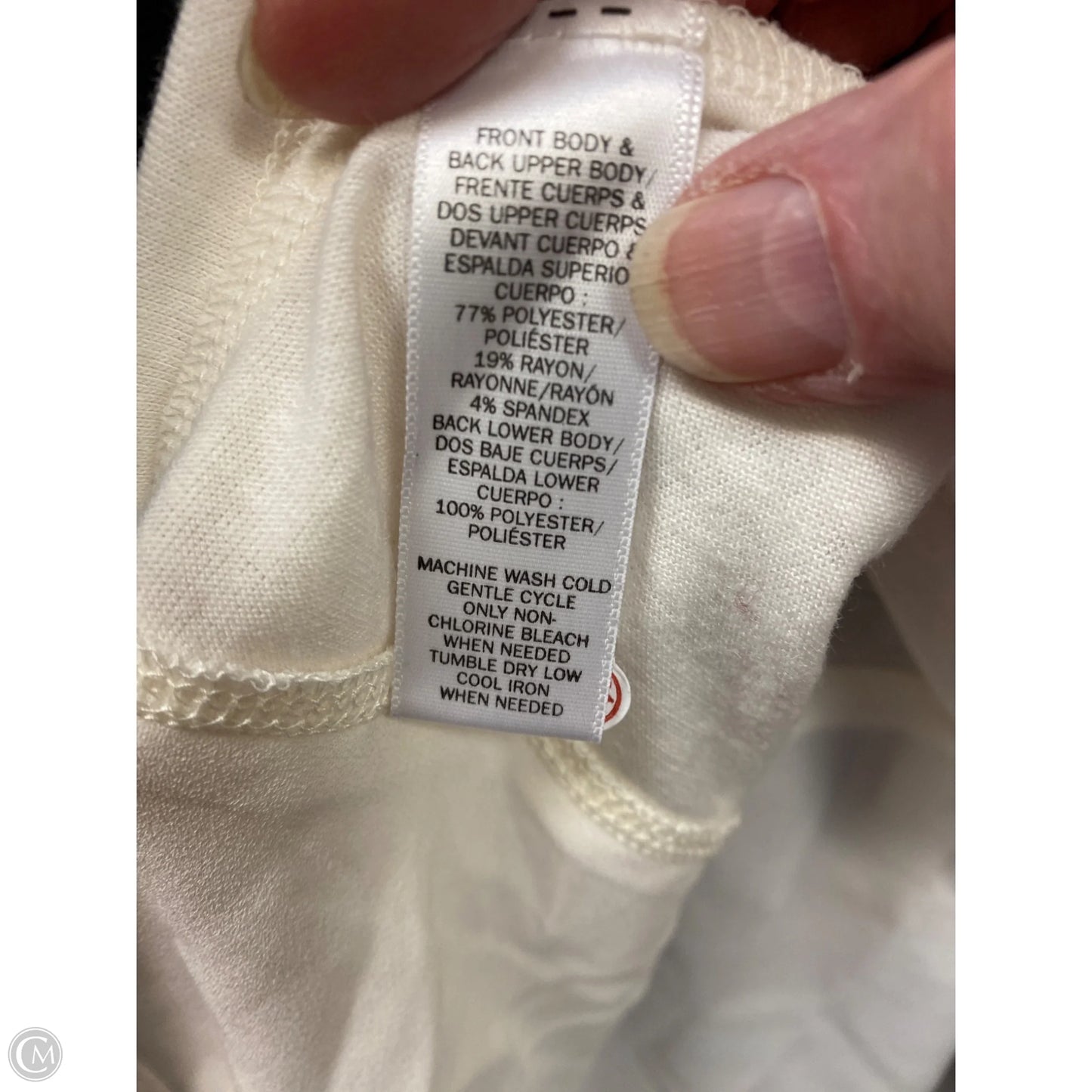 Top Long Sleeve By Loft In White, Size: M