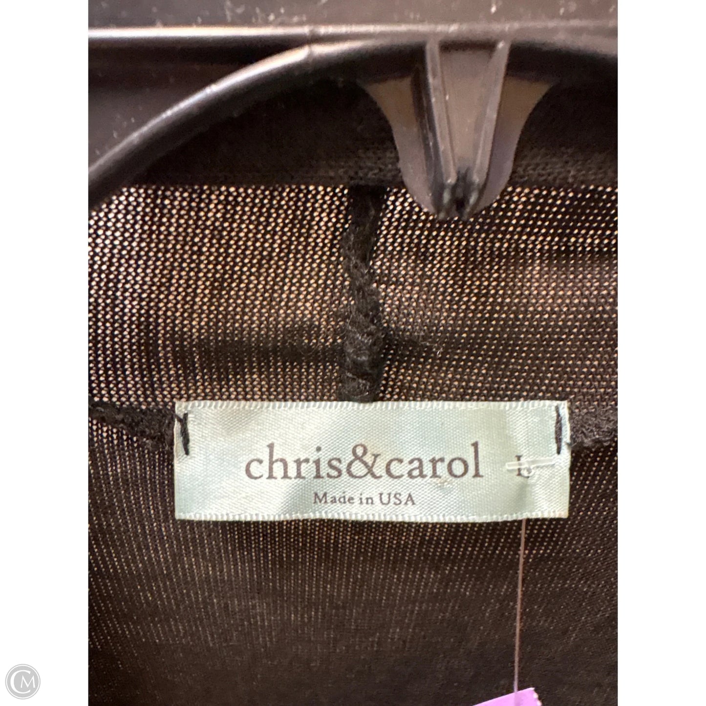 Cardigan By Chris And Carol In Black, Size: L