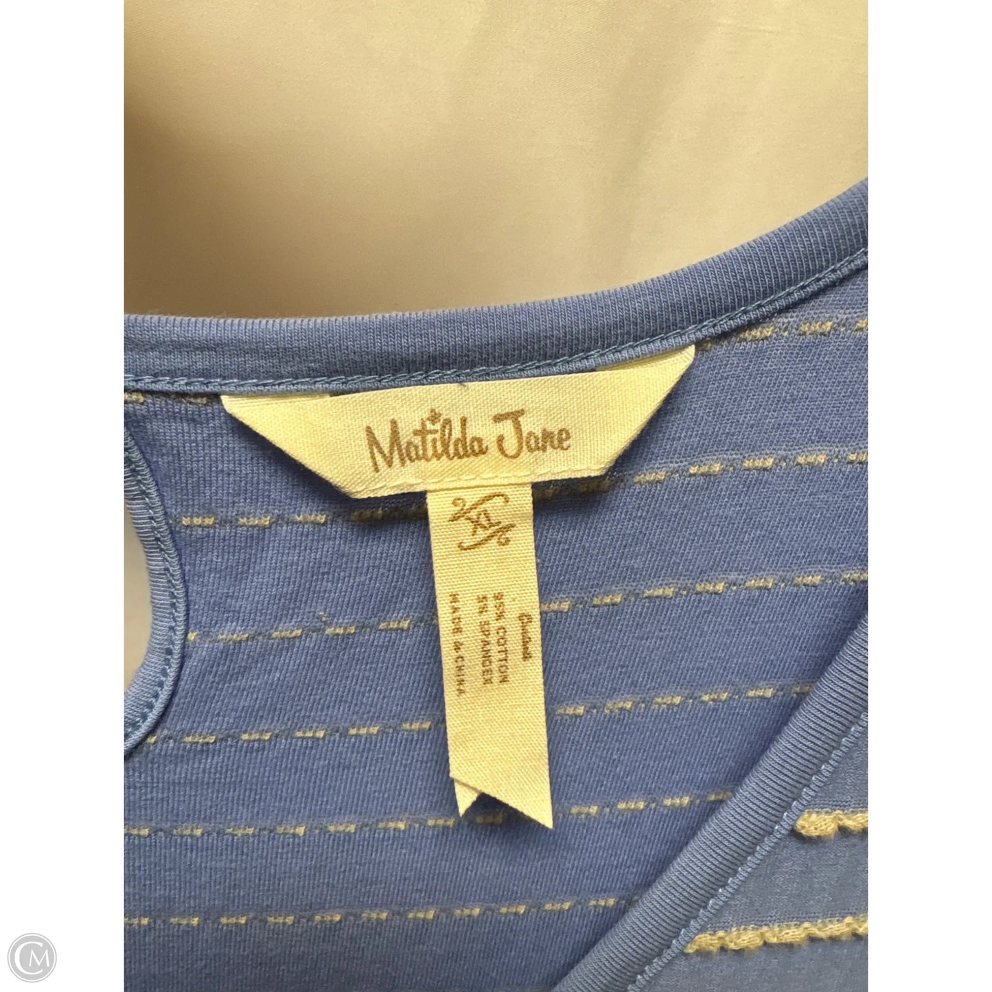 Dress Casual Maxi By Matilda Jane In Blue, Size: Xl