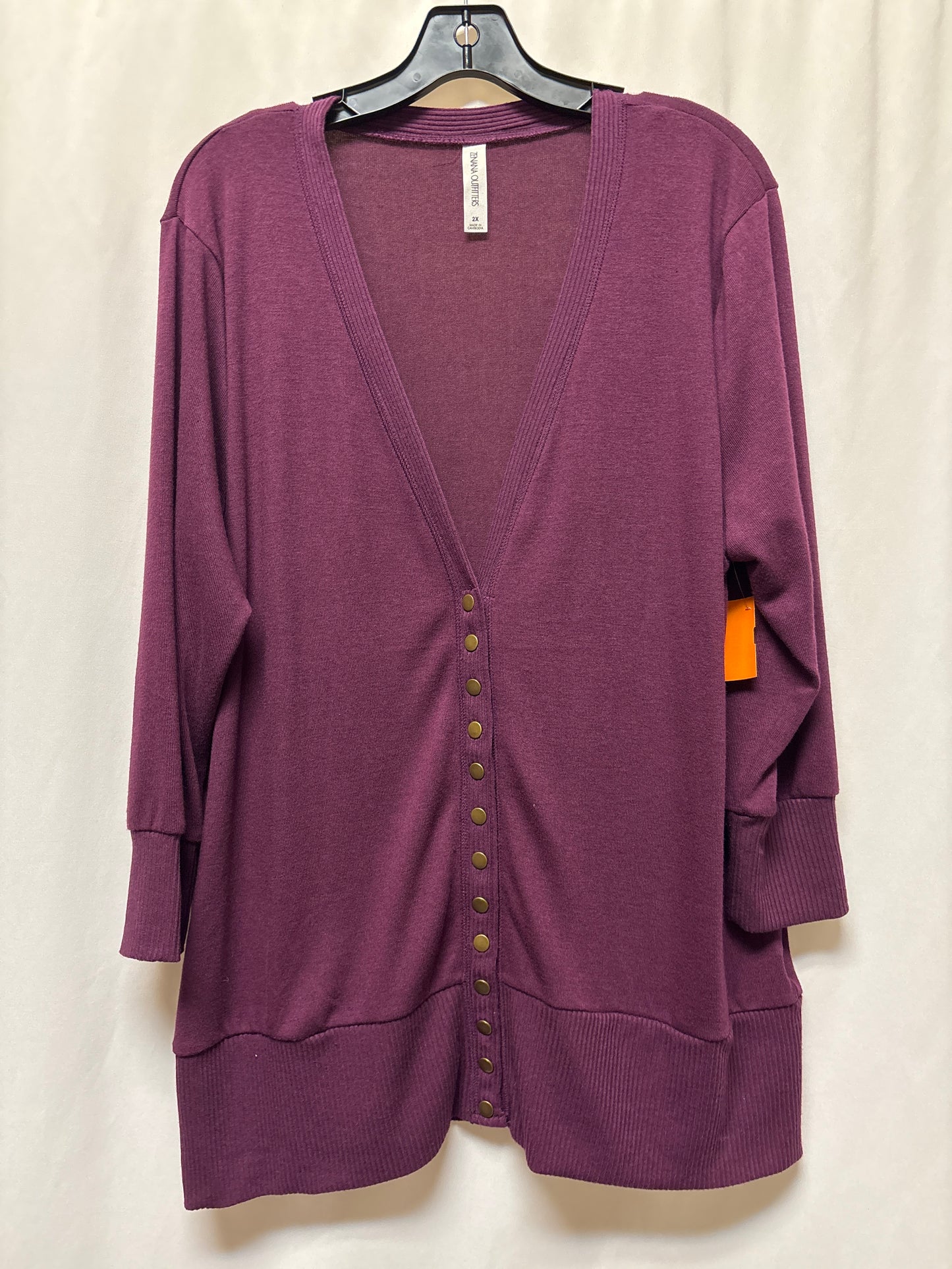 Cardigan By Zenana Outfitters Size: 2x