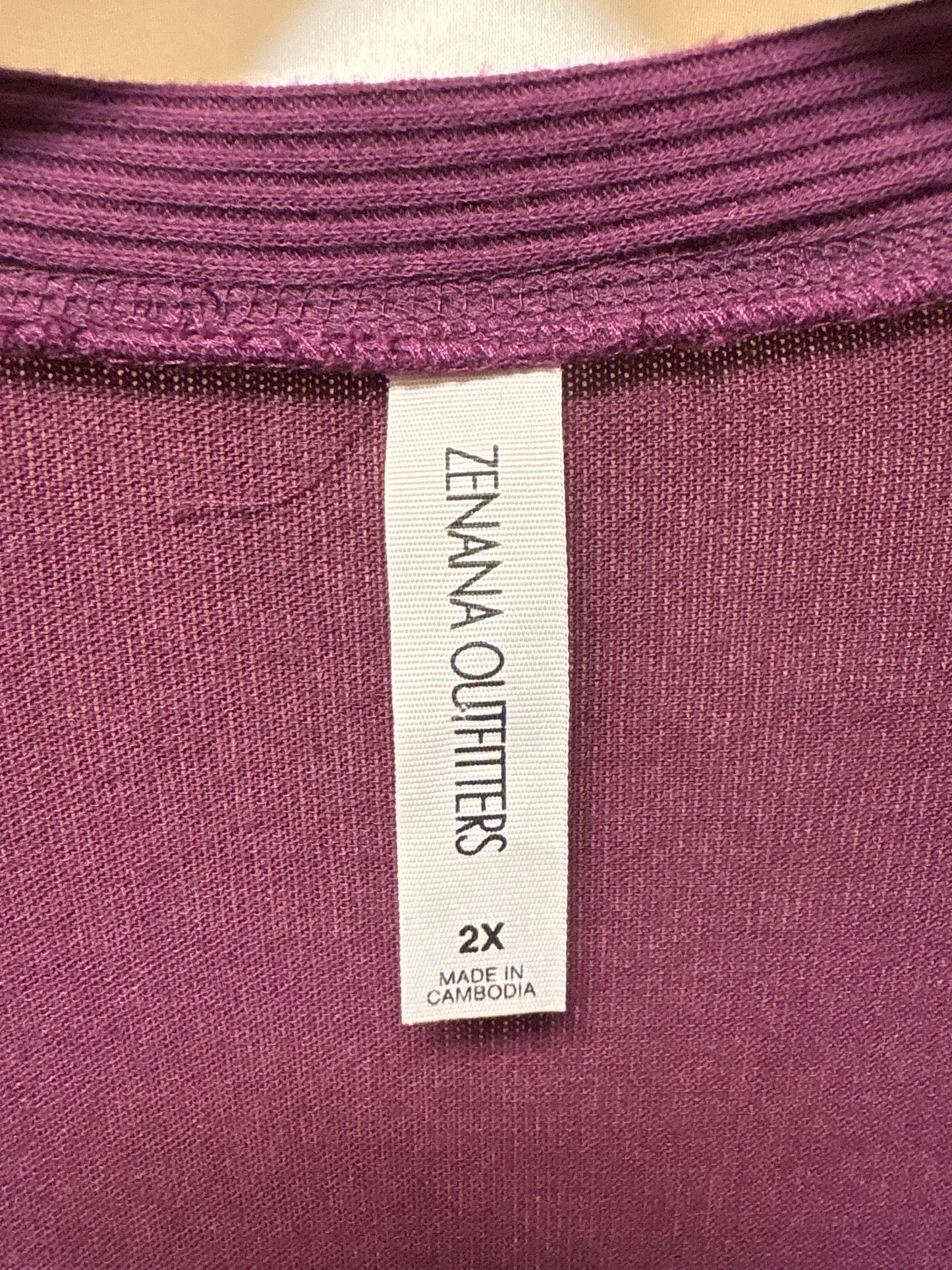 Cardigan By Zenana Outfitters Size: 2x