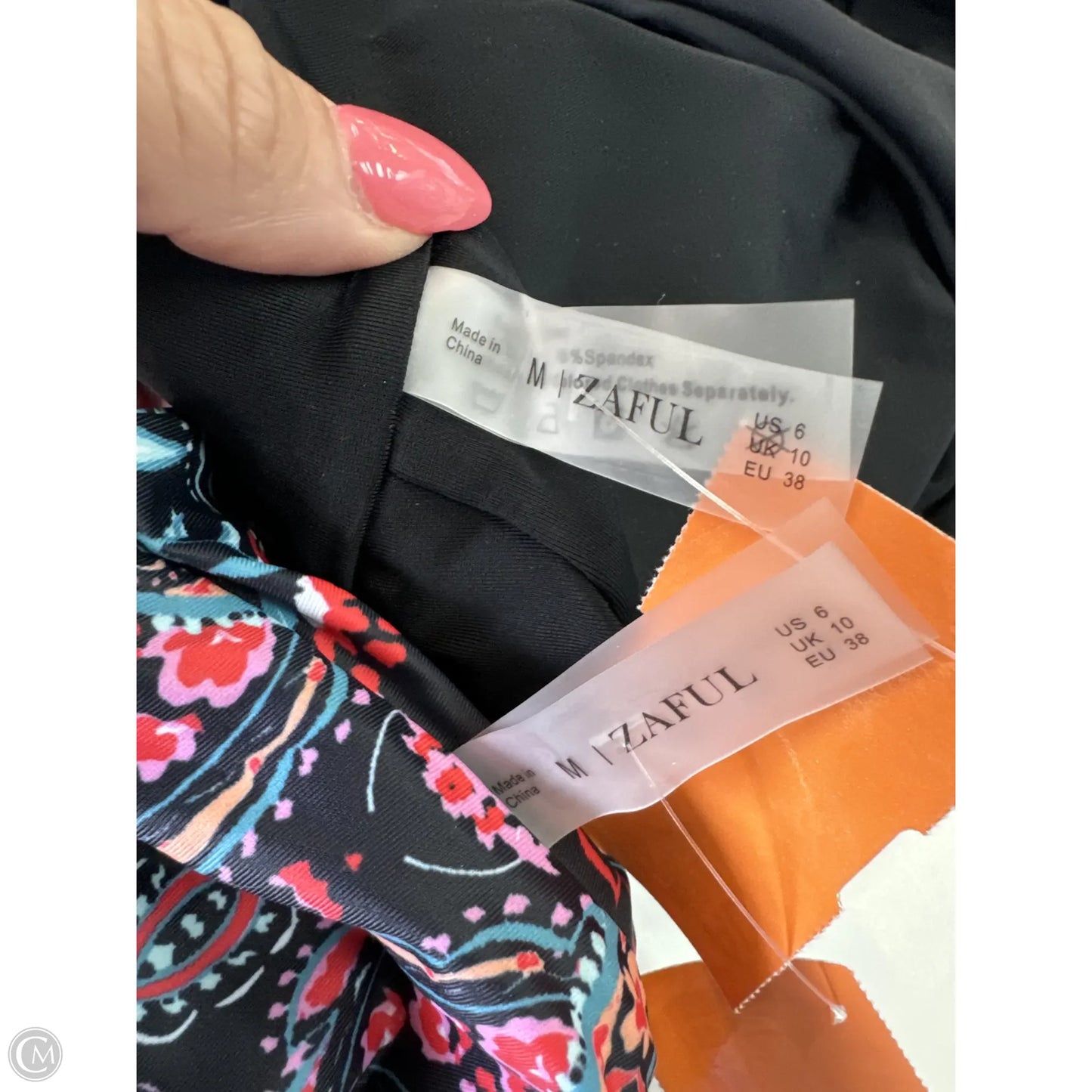 Swimsuit 2pc By Zaful In Black, Size: M