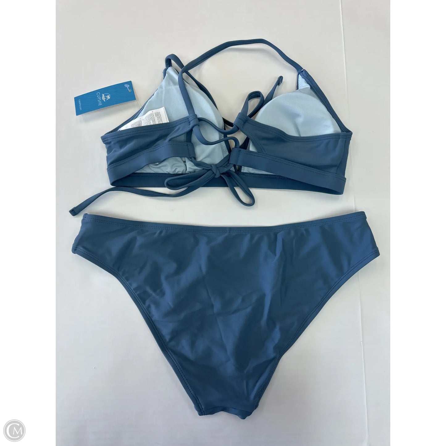 Swimsuit 2pc By Cupshe In Blue, Size: M