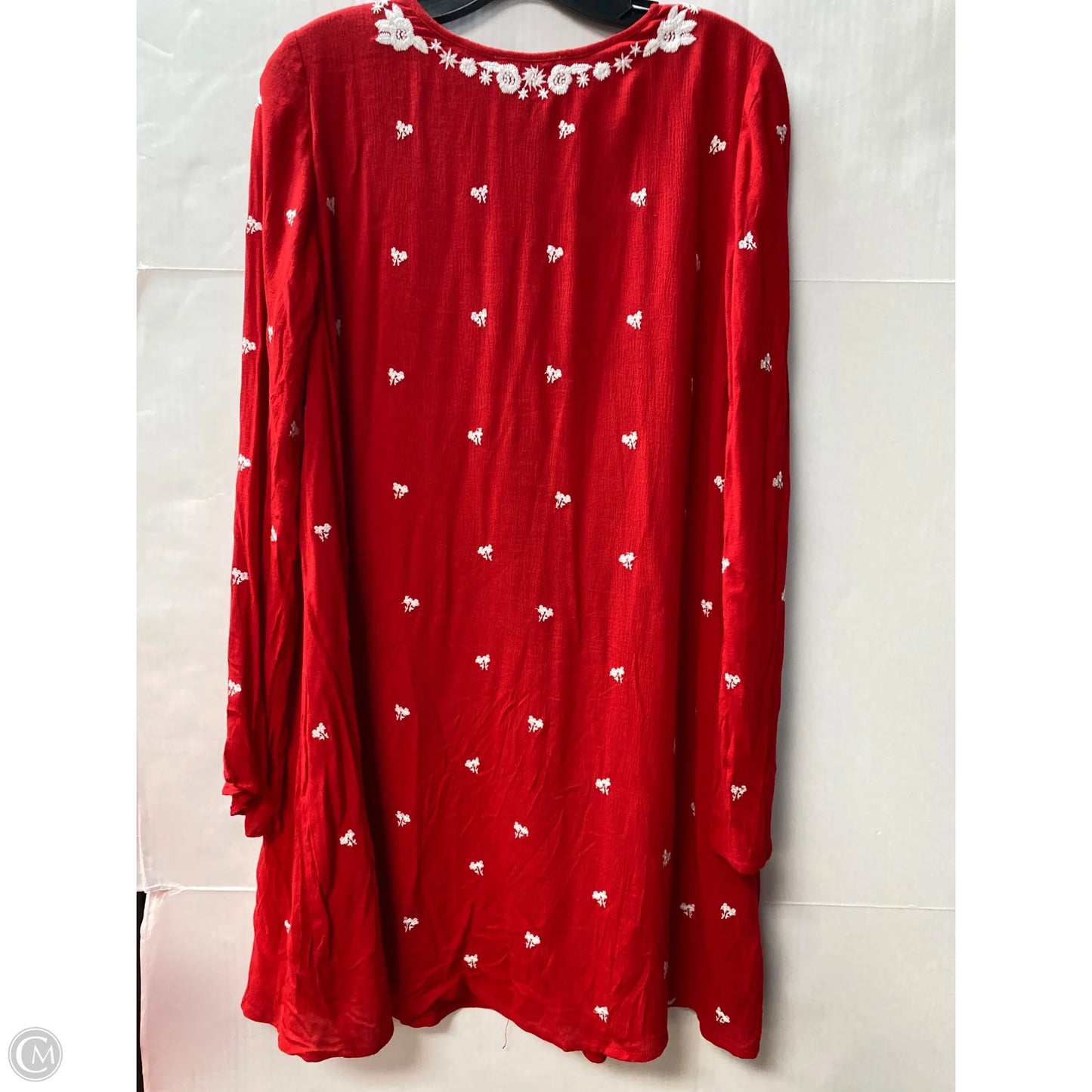 Dress Casual Midi By Sugar Lips In Red, Size: M