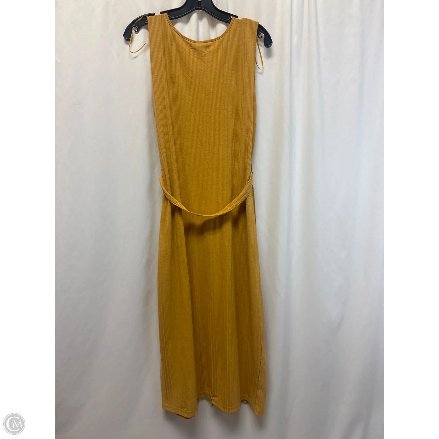Dress Casual Maxi By Clothes Mentor In Yellow, Size: Xl