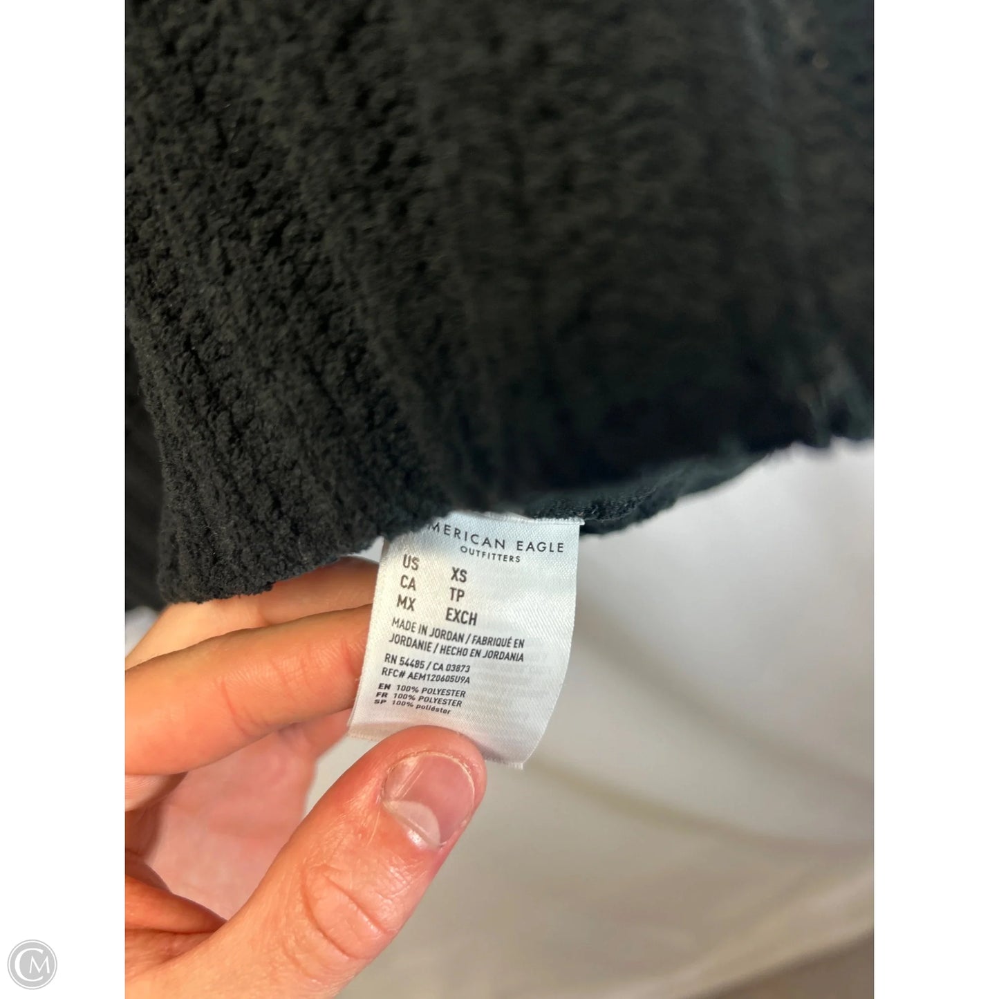 Sweater By American Eagle In Black, Size: Xs