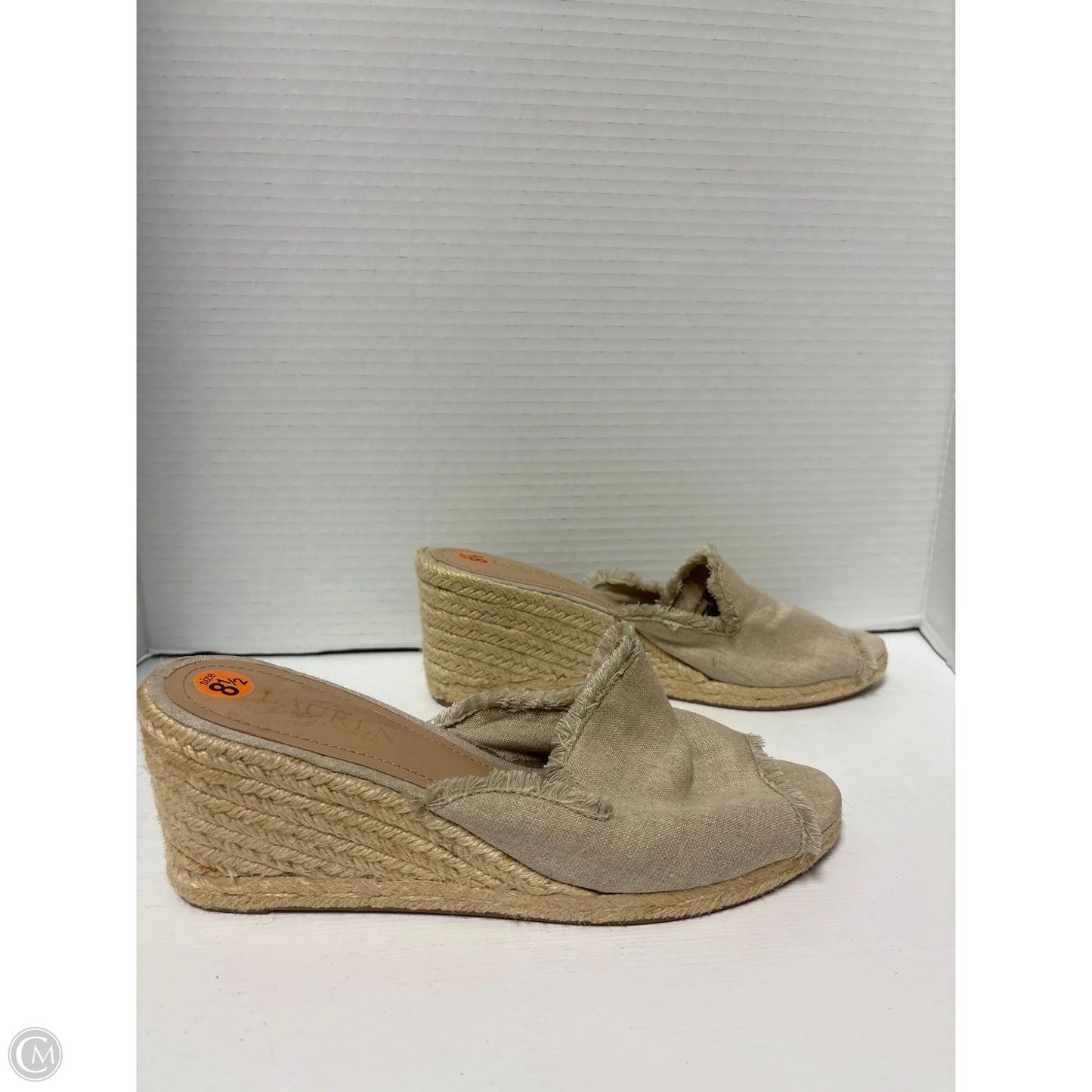 Shoes Heels Block By Ralph Lauren In Tan, Size: 8.5