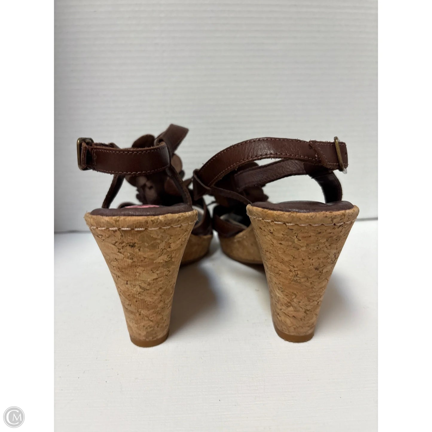 Shoes Heels Block By Nature Breeze In Brown, Size: 9