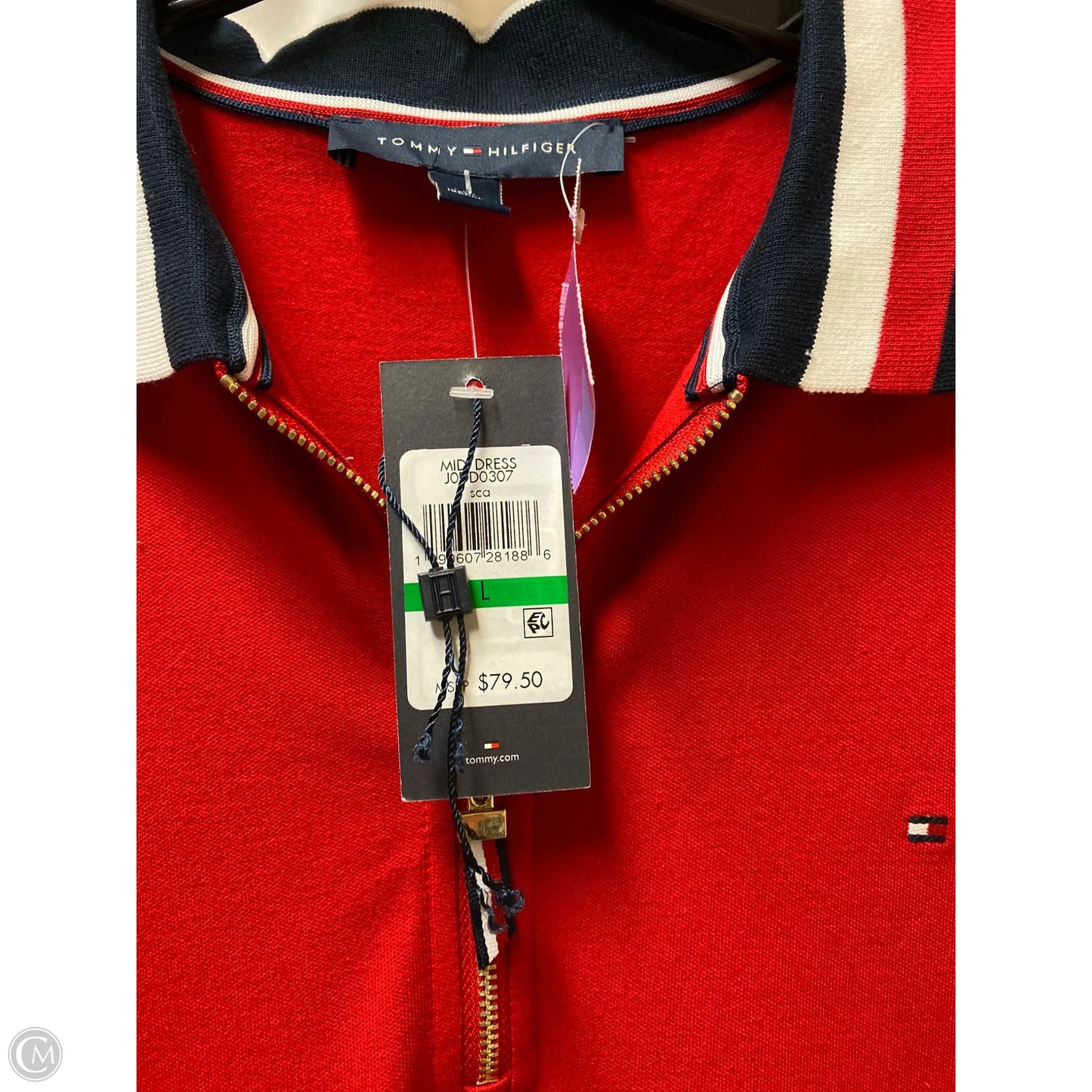 Dress Casual Maxi By Tommy Hilfiger In Red, Size: L