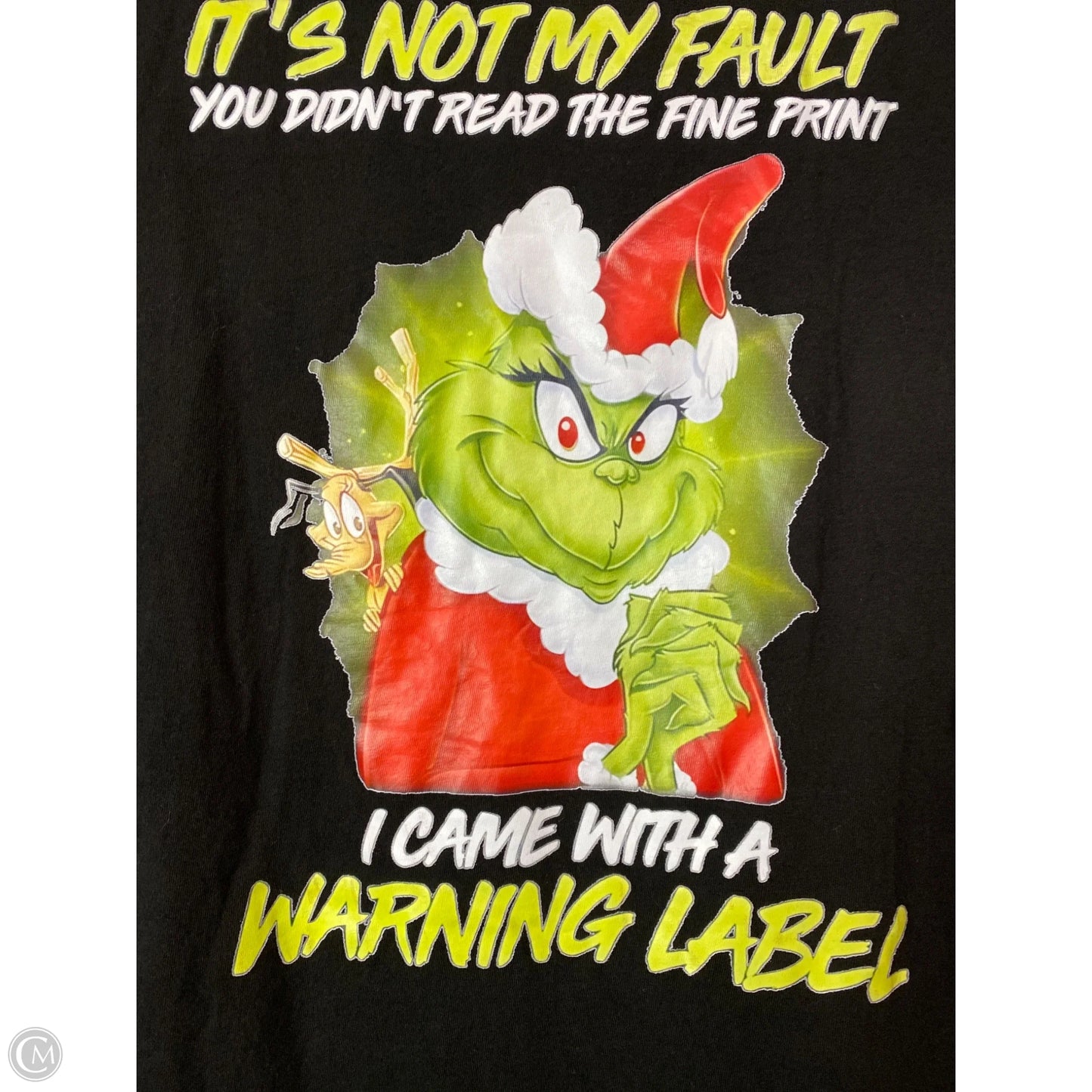 Top Short Sleeve By Clothes Mentor In Black, Size: 3x