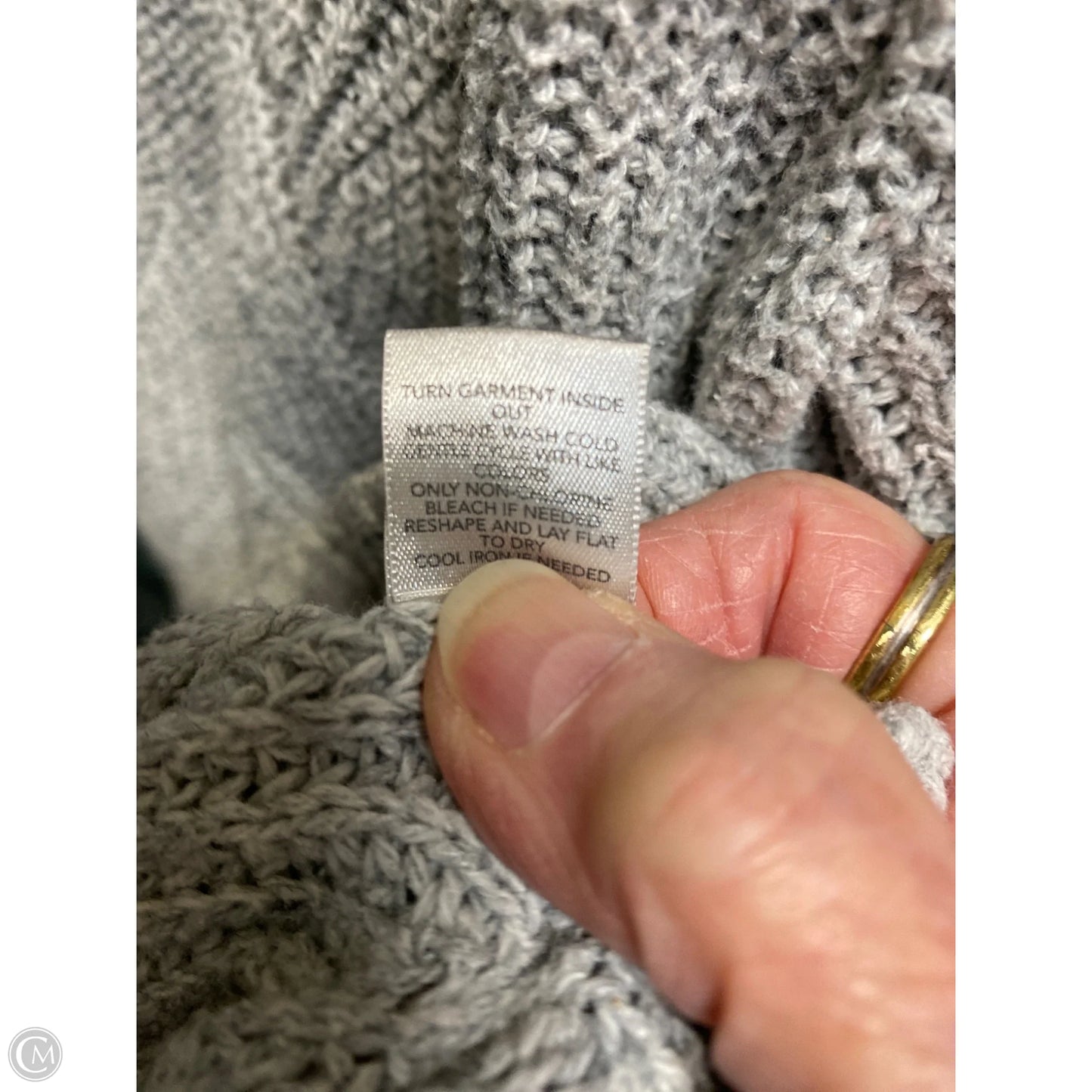 Sweater By Christopher And Banks In Grey, Size: M