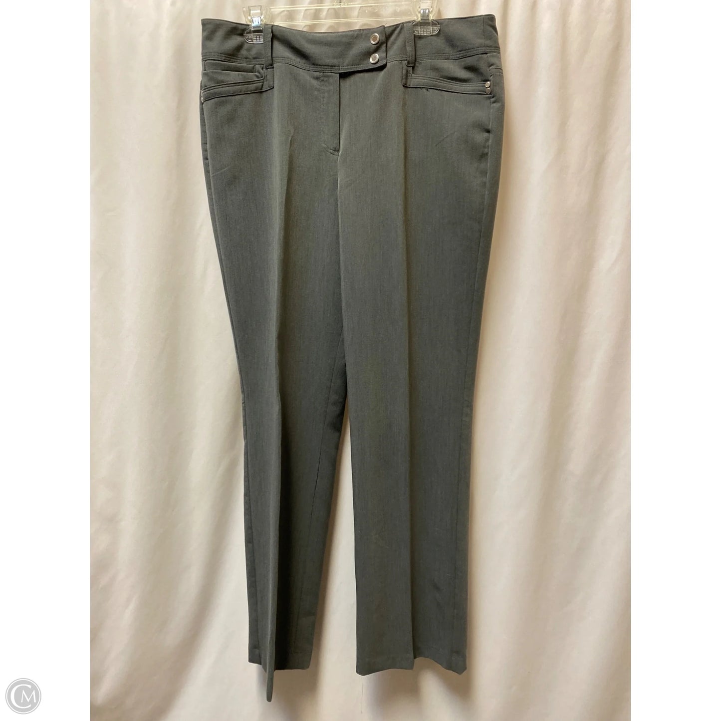 Pants Dress By Larry Levine In Grey, Size: 14