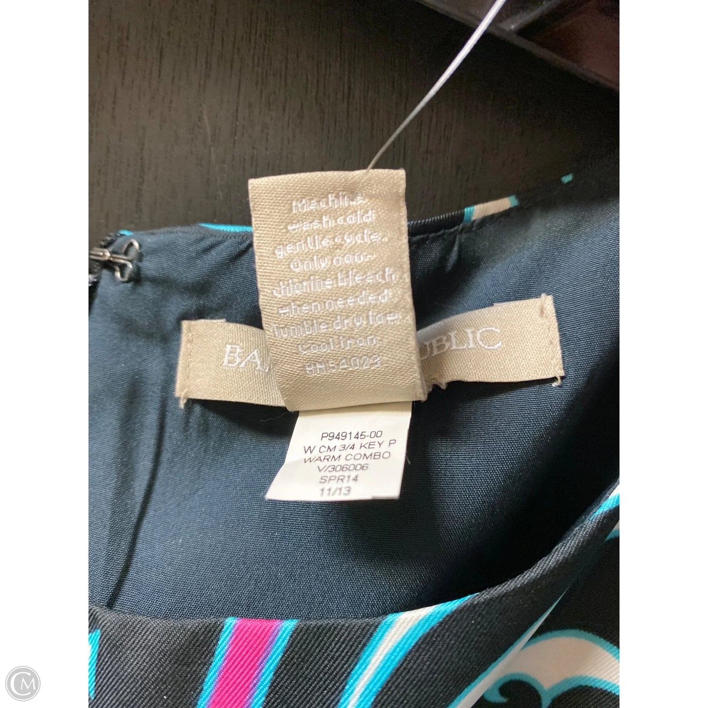 Dress Casual Midi By Banana Republic In Black, Size: 8p