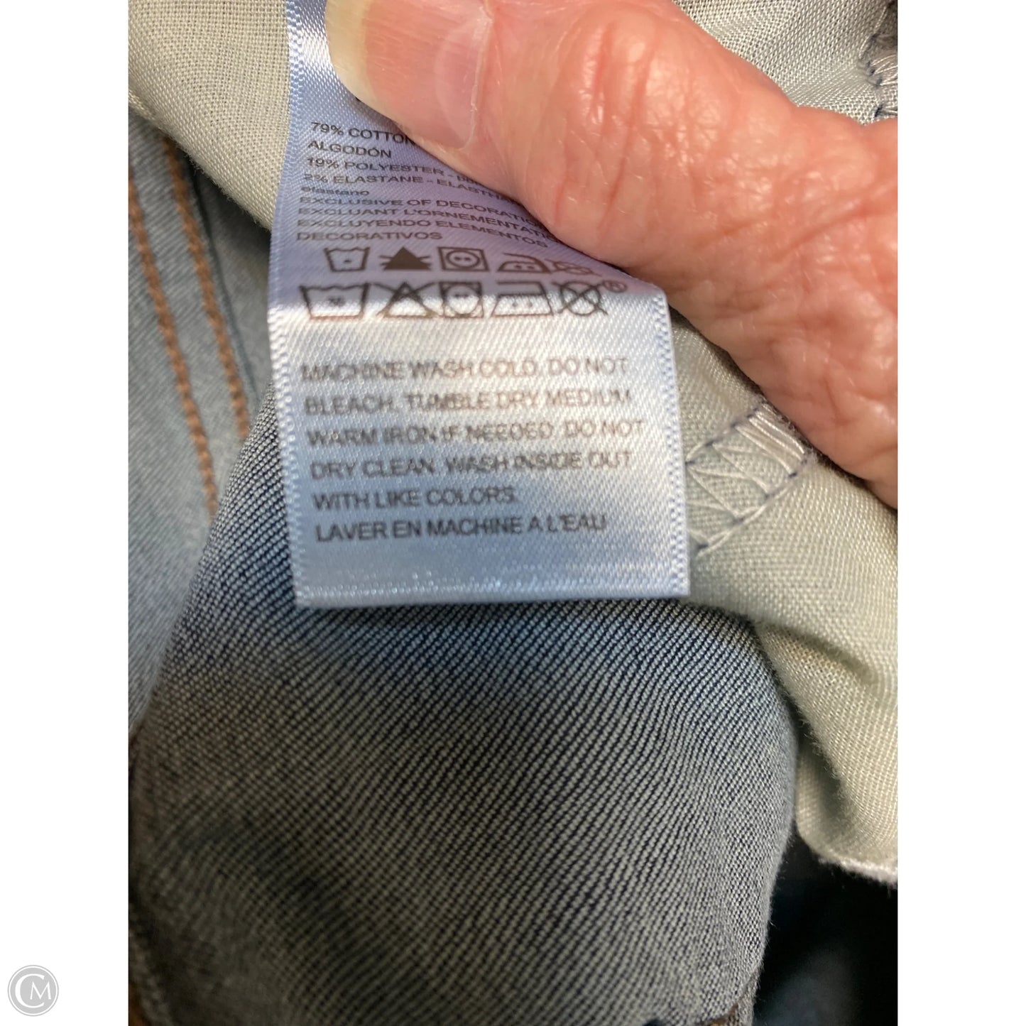 Jeans Straight By Levis In Navy, Size: 10