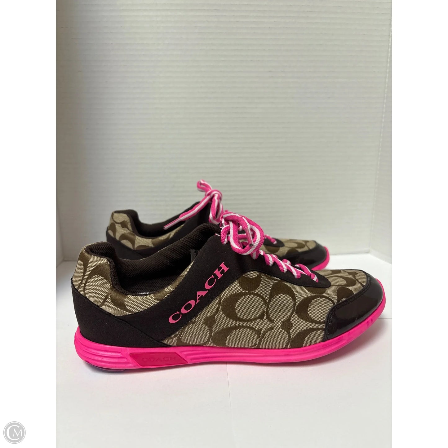 Shoes Designer By Coach In Pink, Size: 8.5