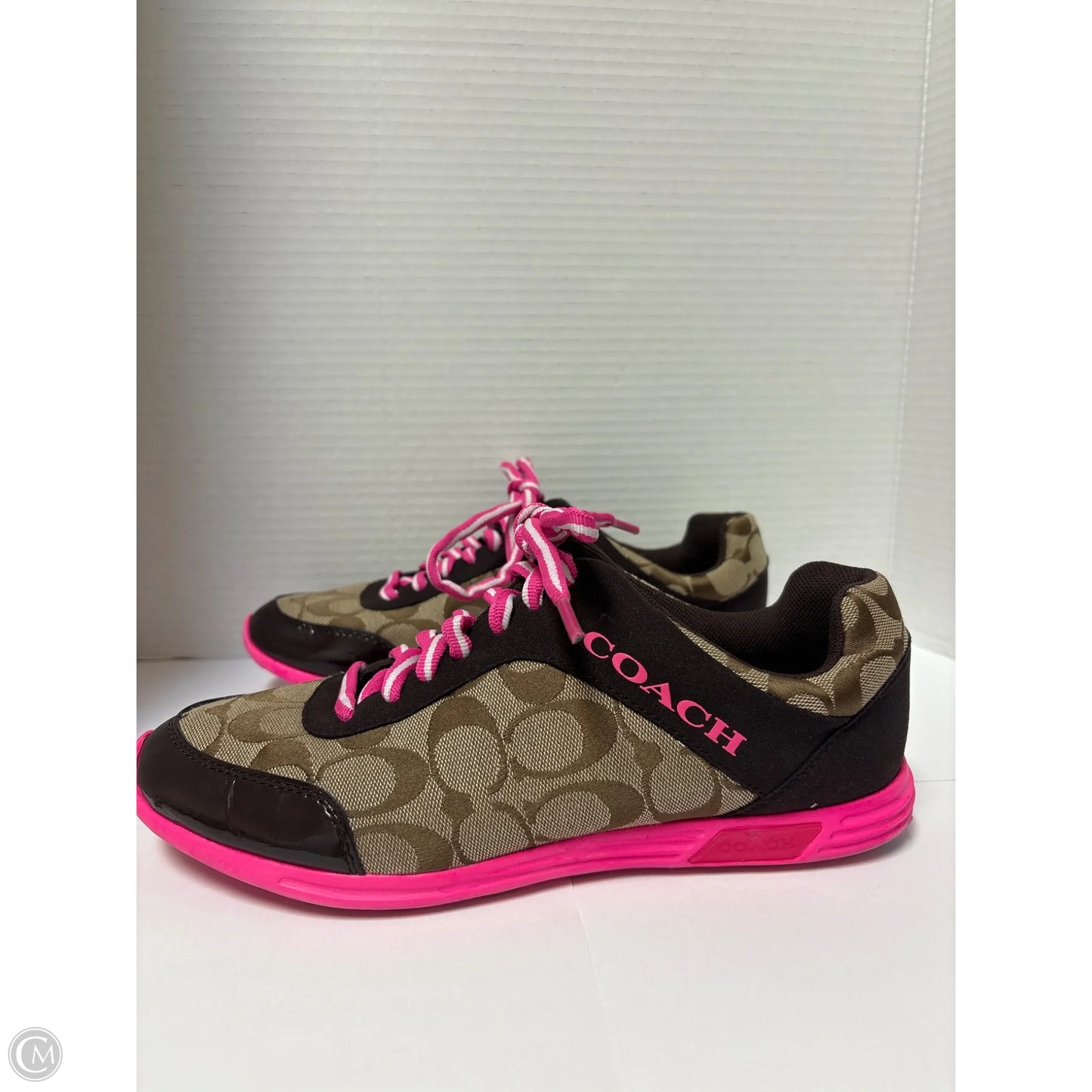 Shoes Designer By Coach In Pink, Size: 8.5