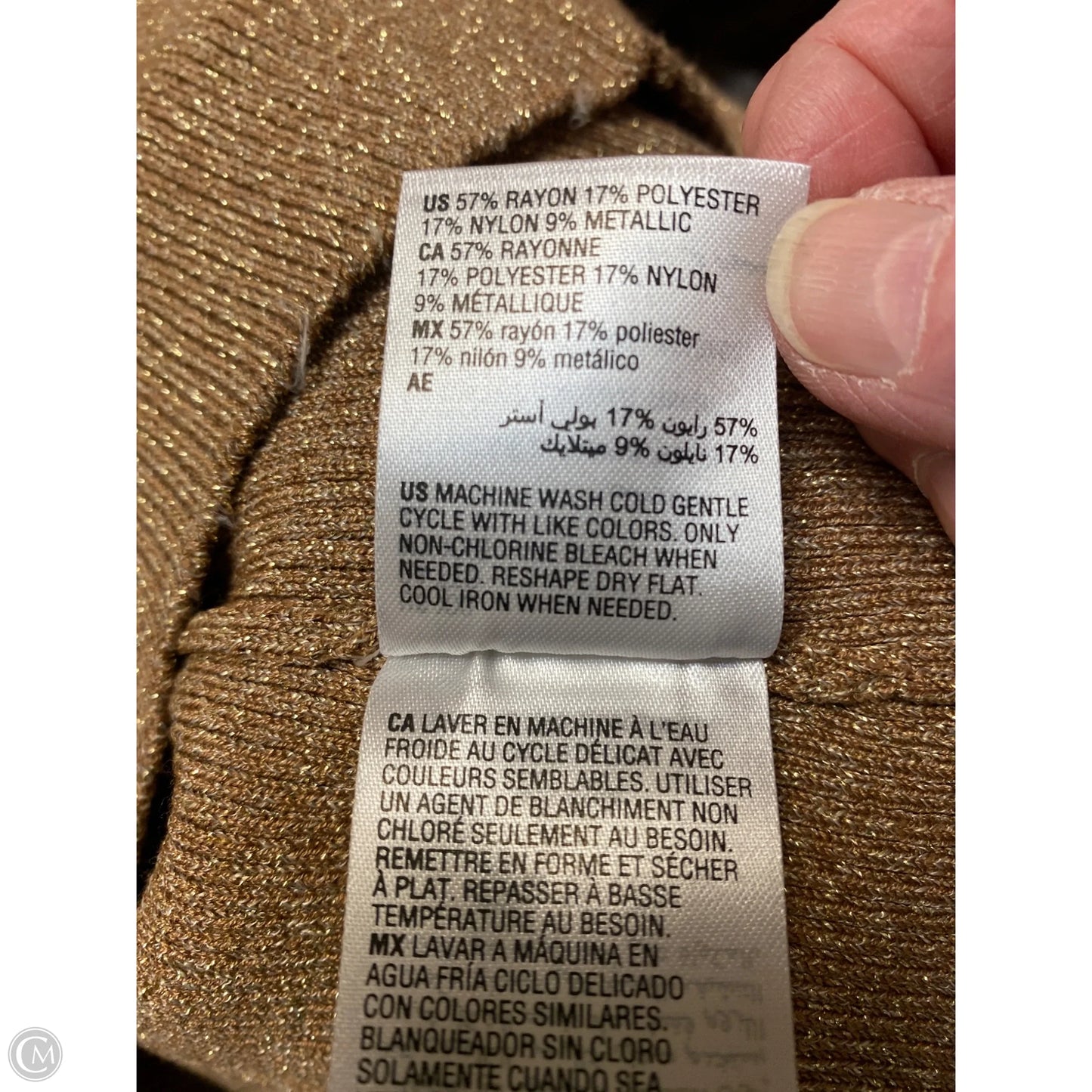 Sweater By International Concepts In Tan, Size: Xxl