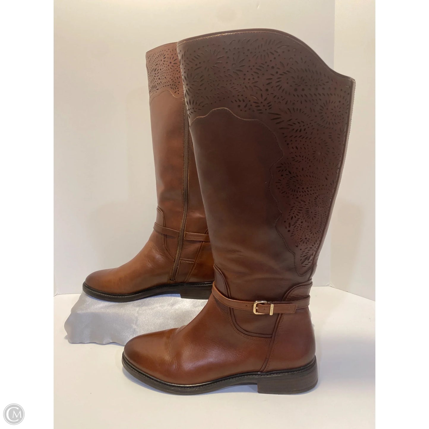 Boots Mid-calf Flats By Gianni Bini In Brown, Size: 9