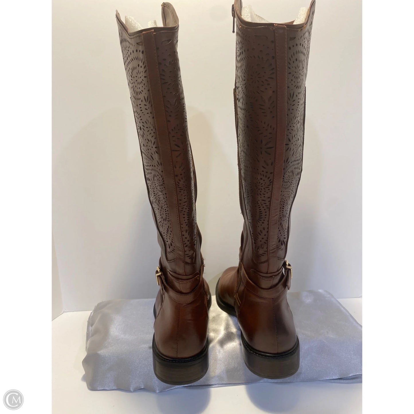 Boots Mid-calf Flats By Gianni Bini In Brown, Size: 9