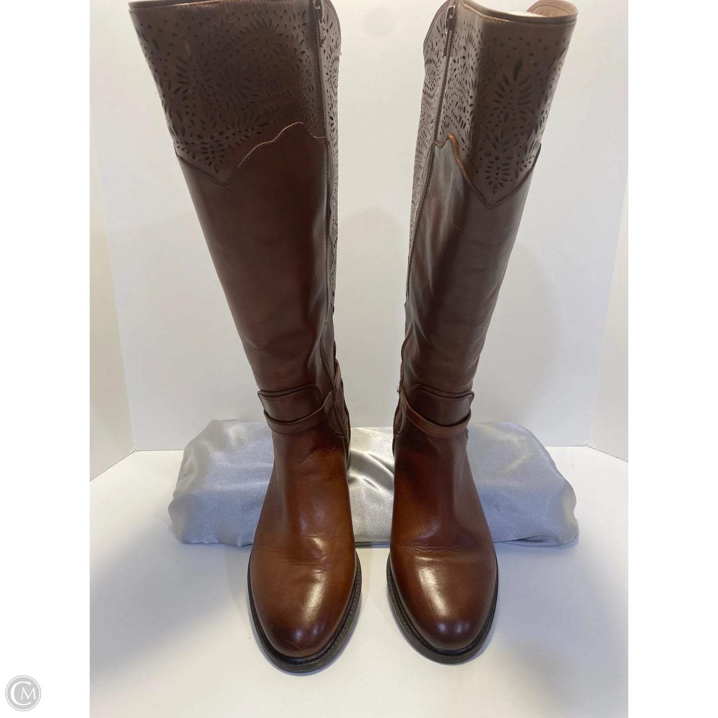 Boots Mid-calf Flats By Gianni Bini In Brown, Size: 9