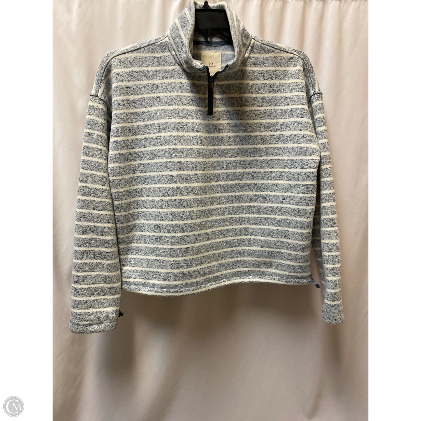 Sweatshirt Collar By Thread And Supply In Blue, Size: L
