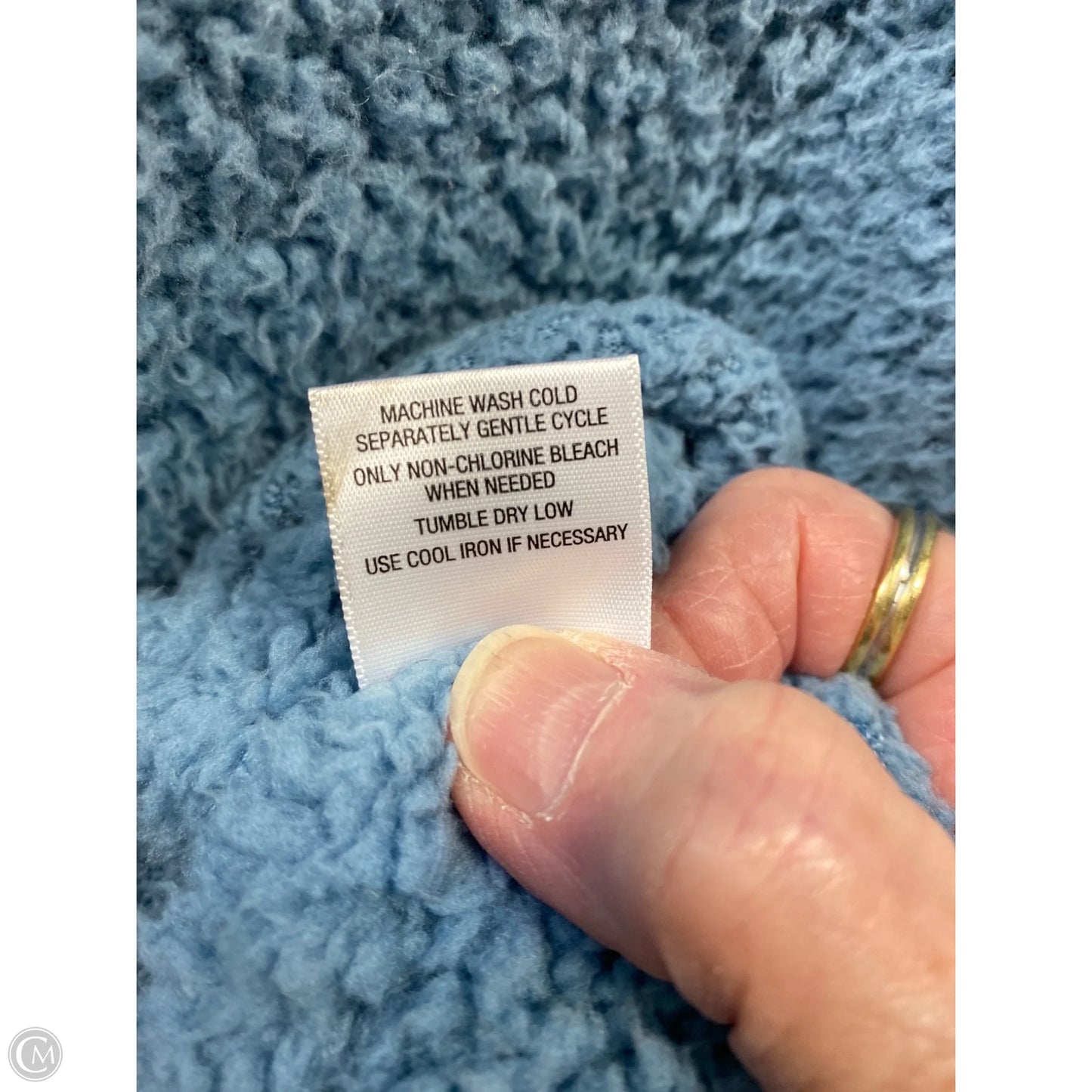 Sweater By Clothes Mentor In Blue, Size: L