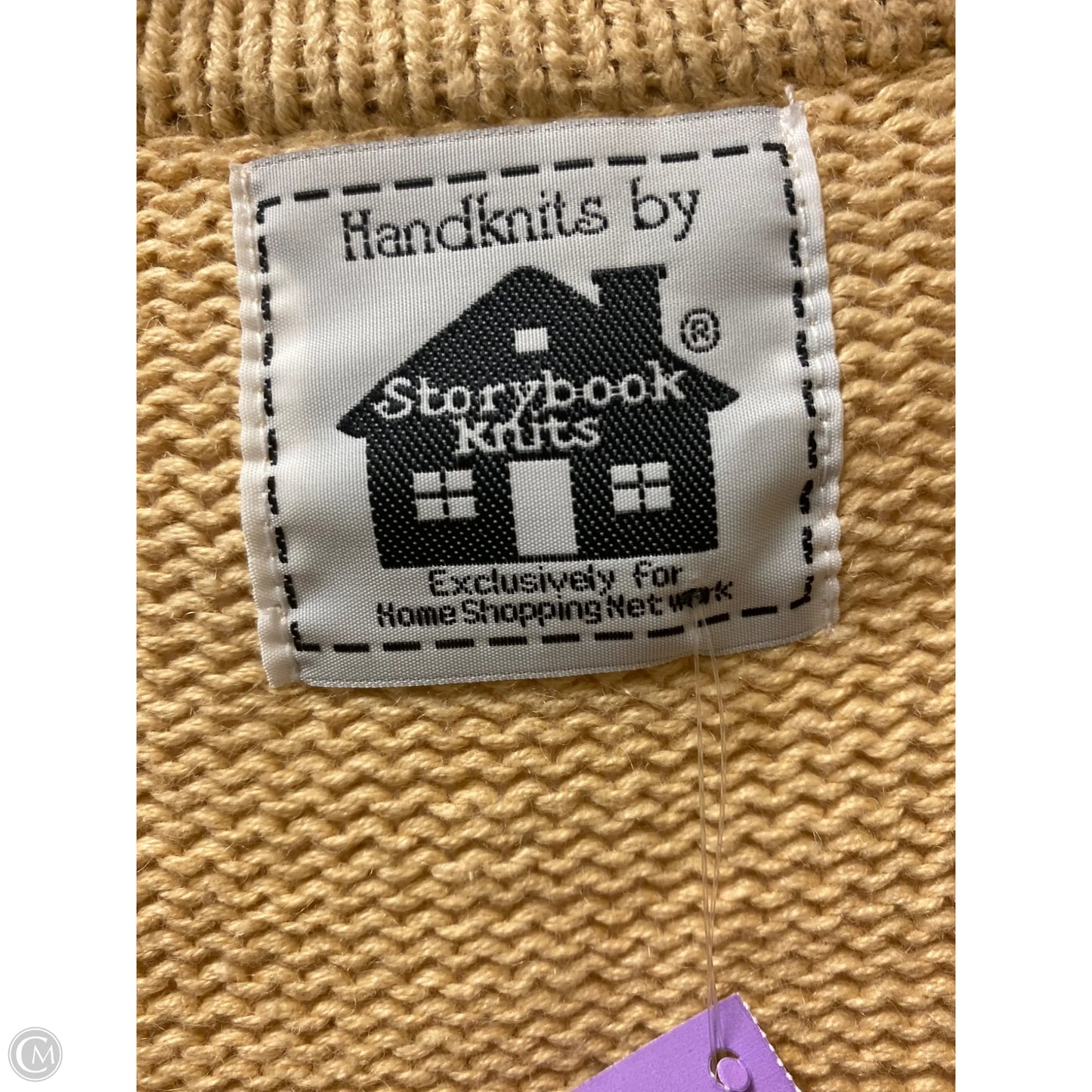 Sweater Cardigan By Clothes Mentor In Beige, Size: 2x