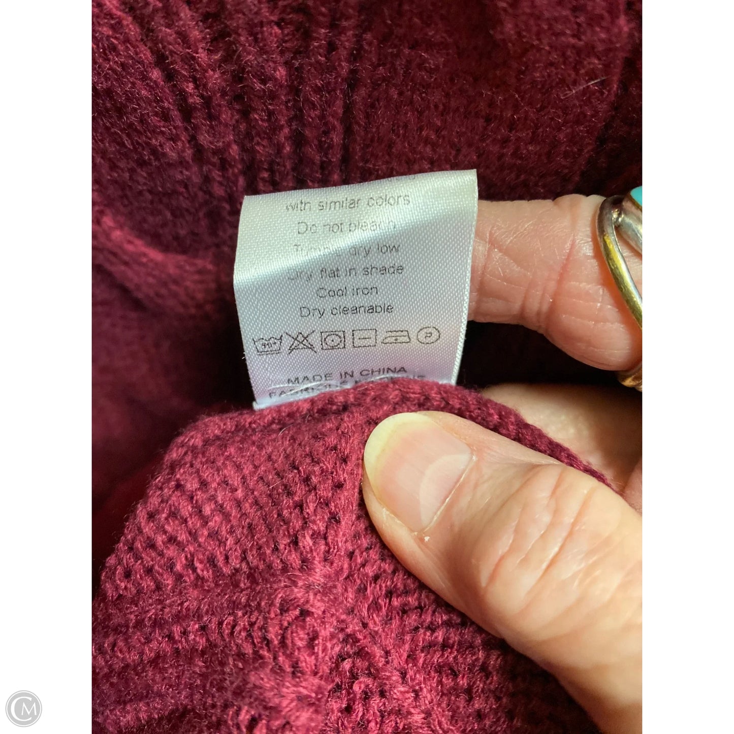 Sweater By Clothes Mentor In Purple, Size: S