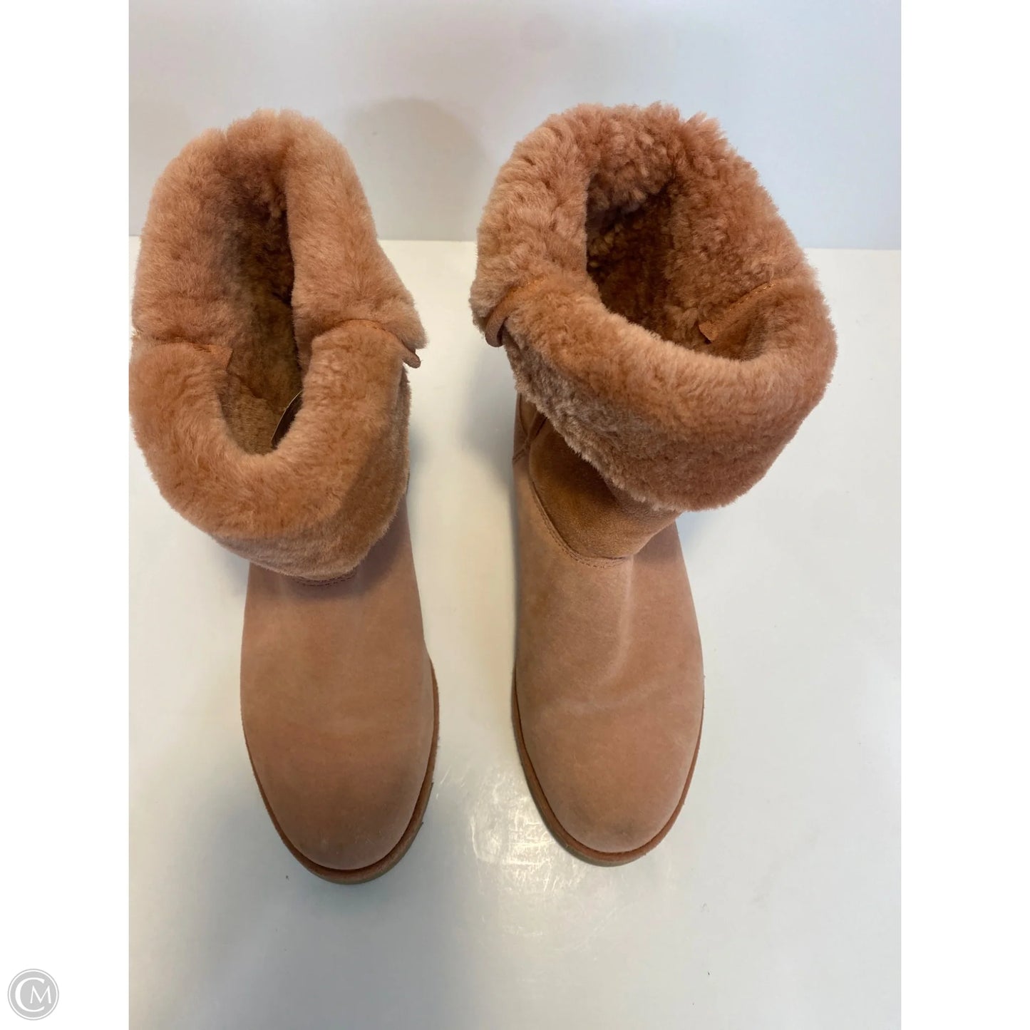Boots Designer By Ugg In Pink, Size: 8