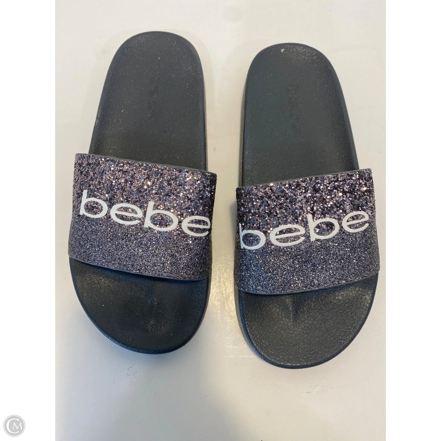 Sandals Flats By Bebe In Grey, Size: 8